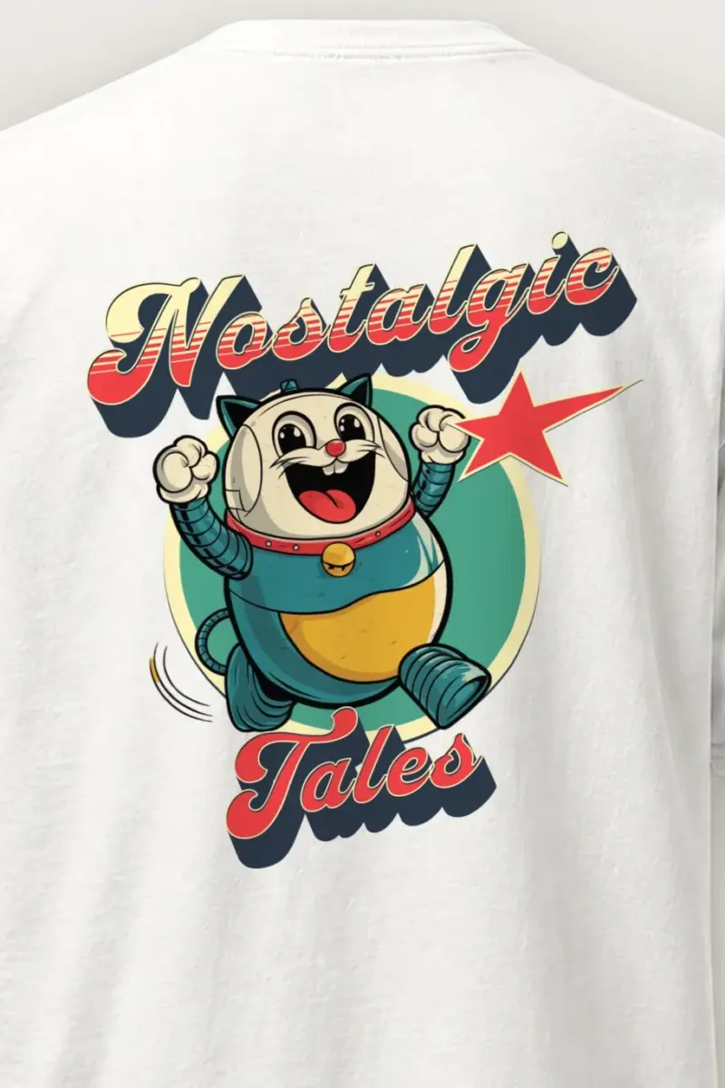 "Nostalgic Tales" Heavyweight Unisex Crewneck T-shirt