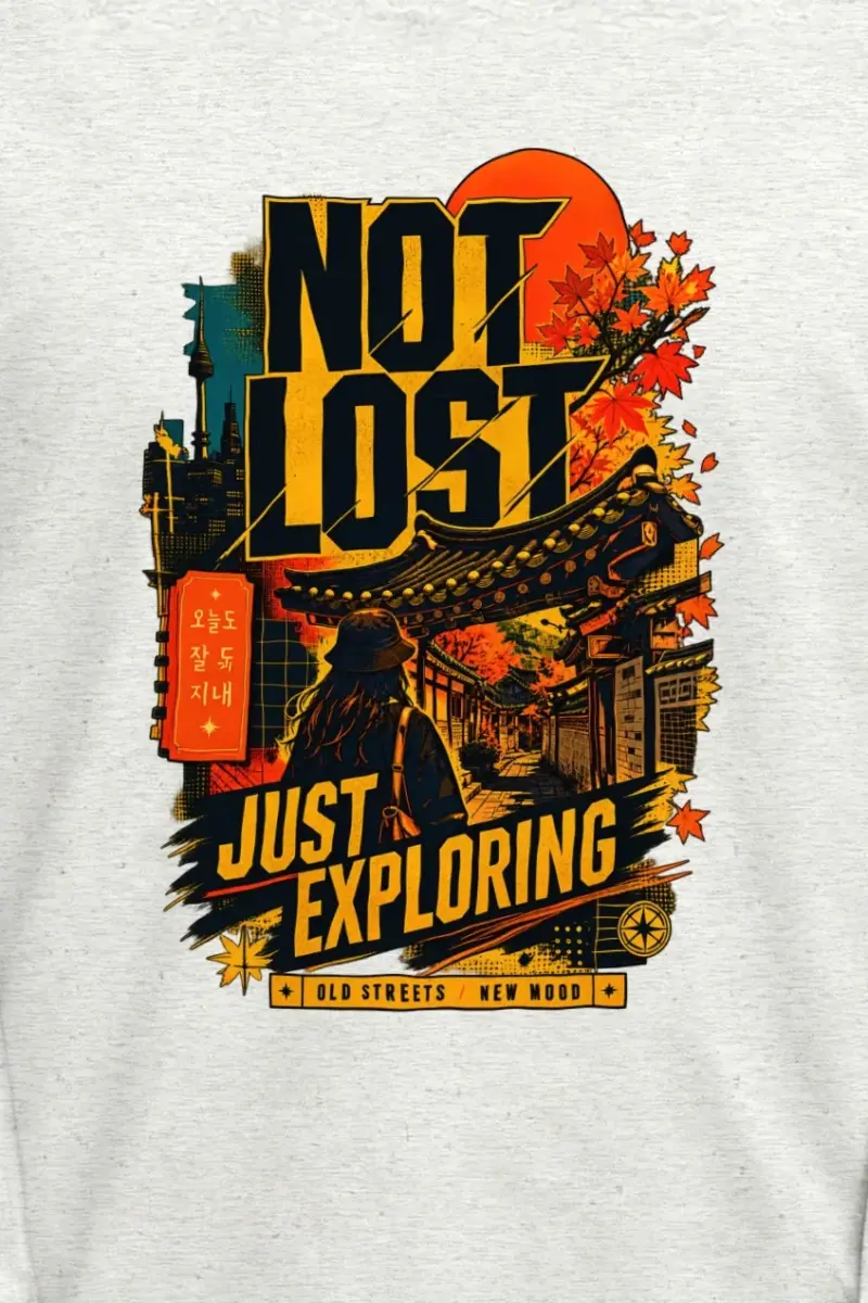 "Not Lost Exploring" Unisex Longsleeve T-shirt