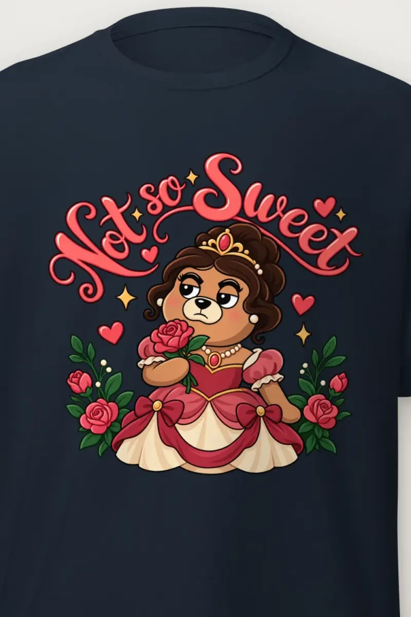 "Not So Sweet" Heavyweight Unisex Crewneck T-shirt