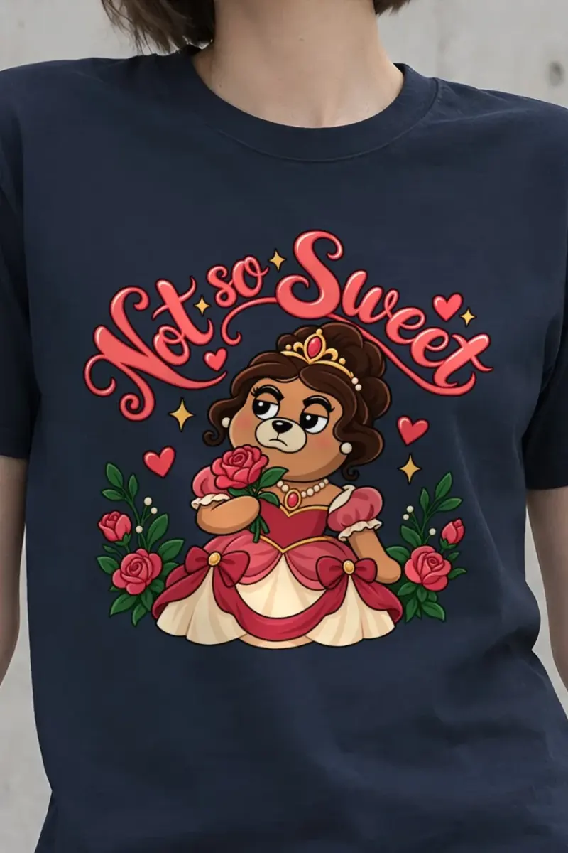 "Not So Sweet" Heavyweight Unisex Crewneck T-shirt