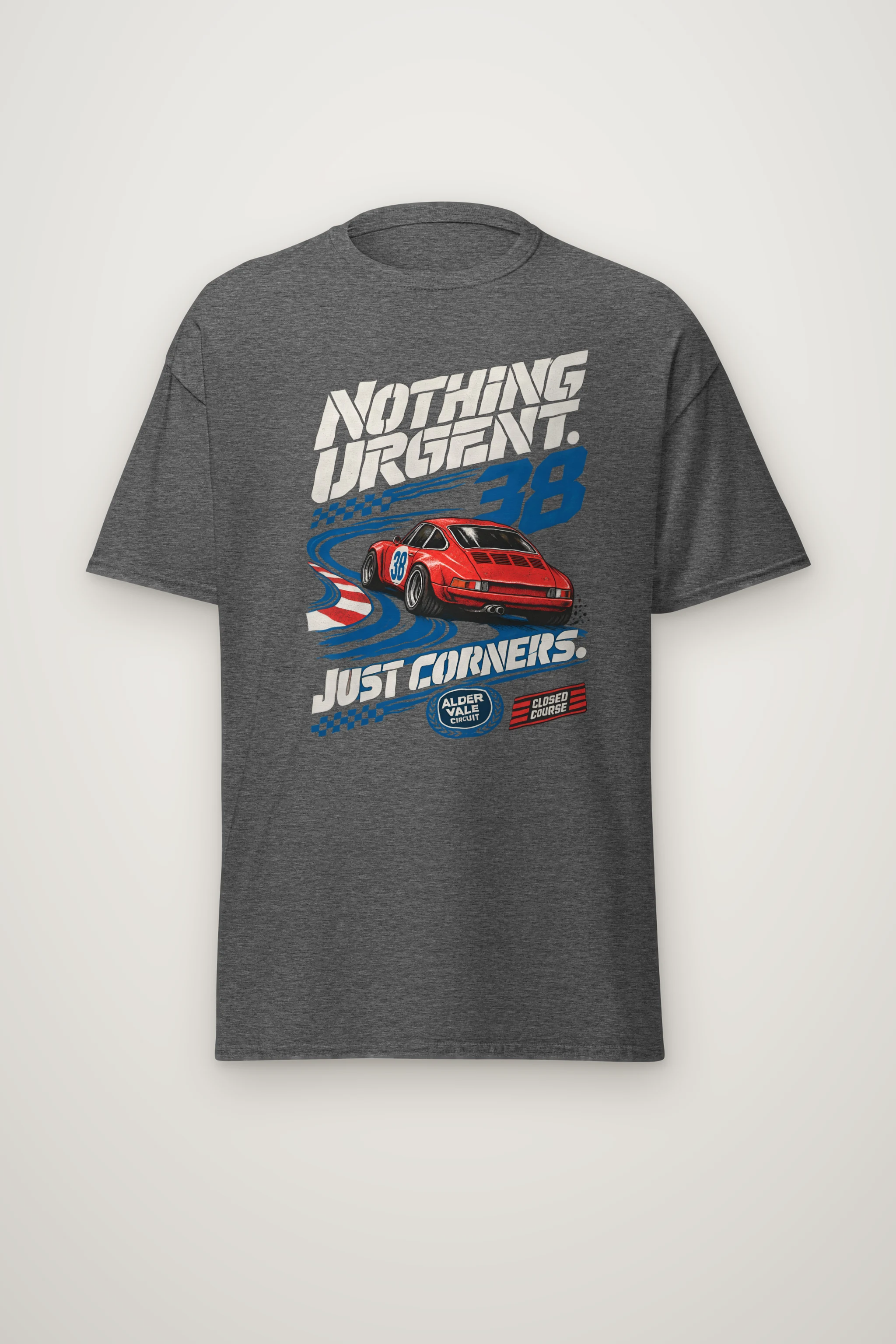 "Nothing Urgent" Heavyweight Unisex Crewneck T-shirt