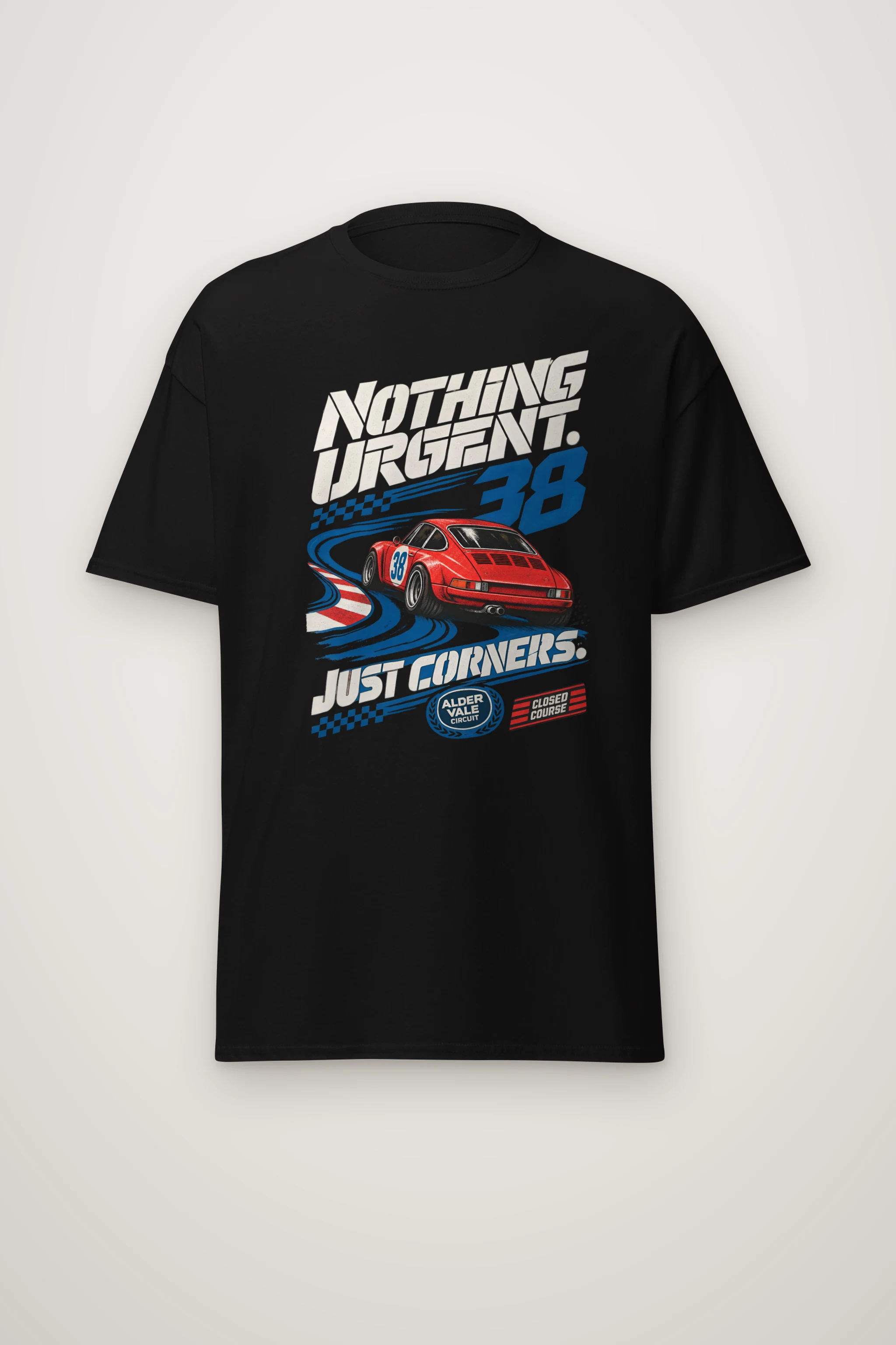 "Nothing Urgent" Heavyweight Unisex Crewneck T-shirt