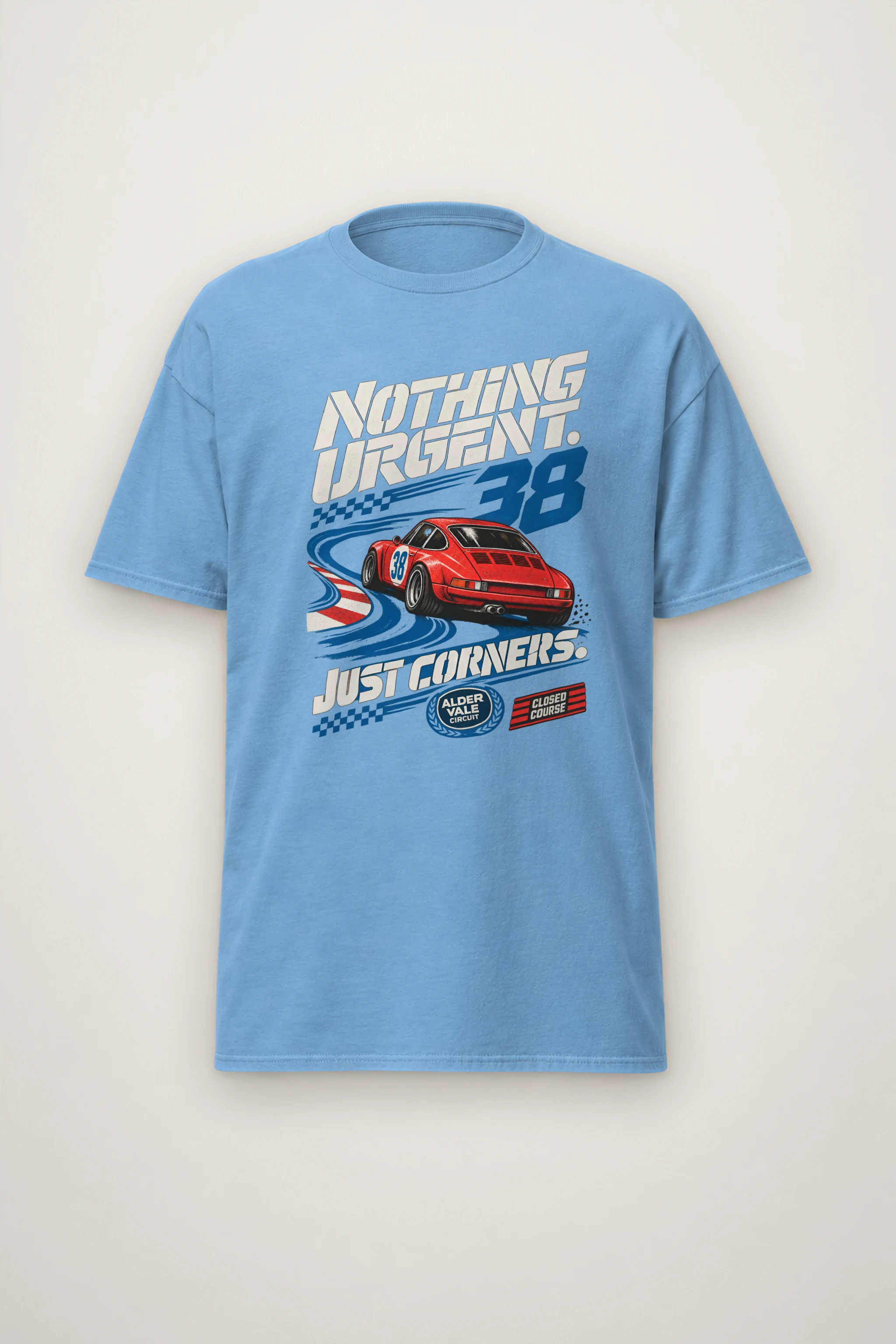 "Nothing Urgent" Heavyweight Unisex Crewneck T-shirt