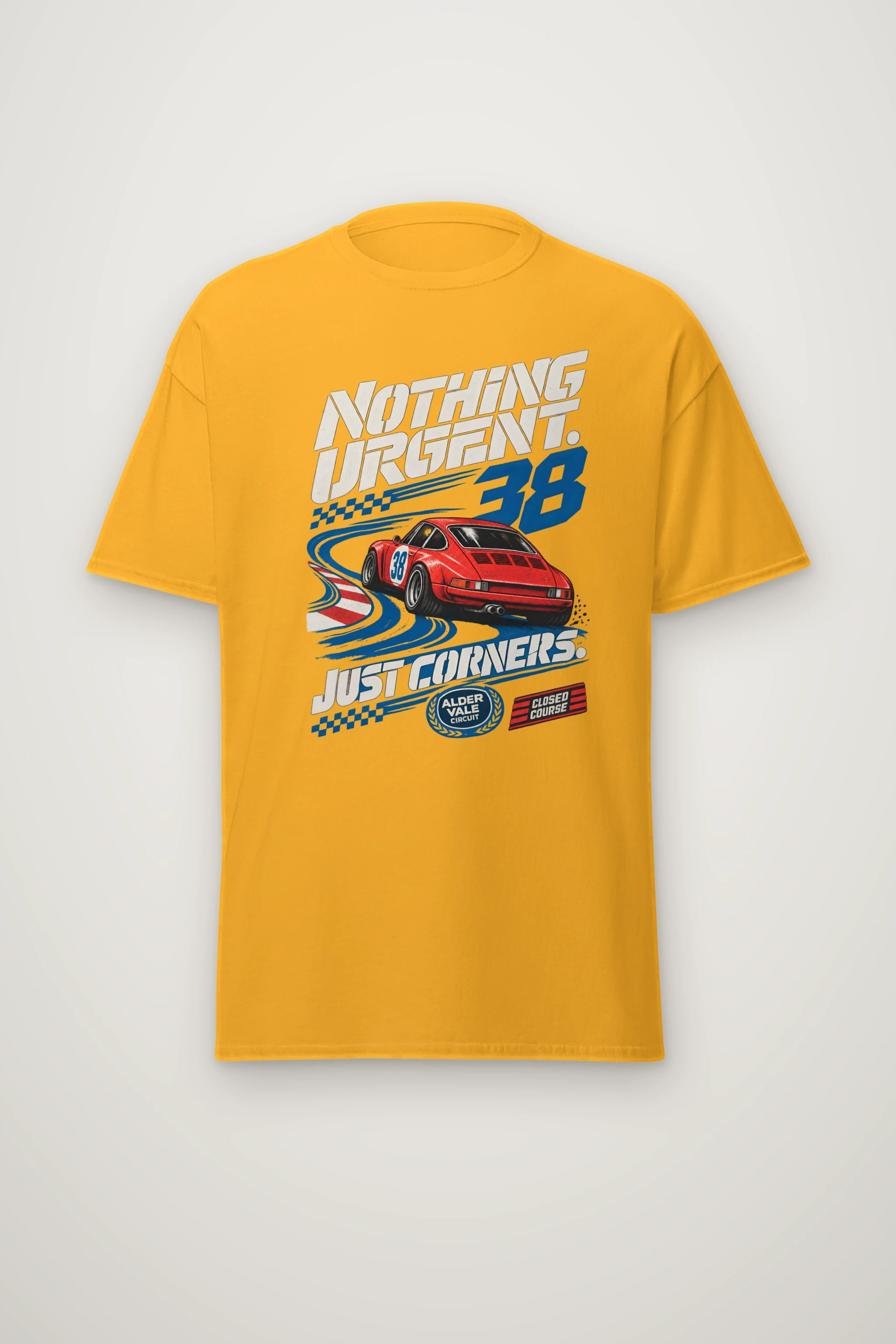 "Nothing Urgent" Heavyweight Unisex Crewneck T-shirt