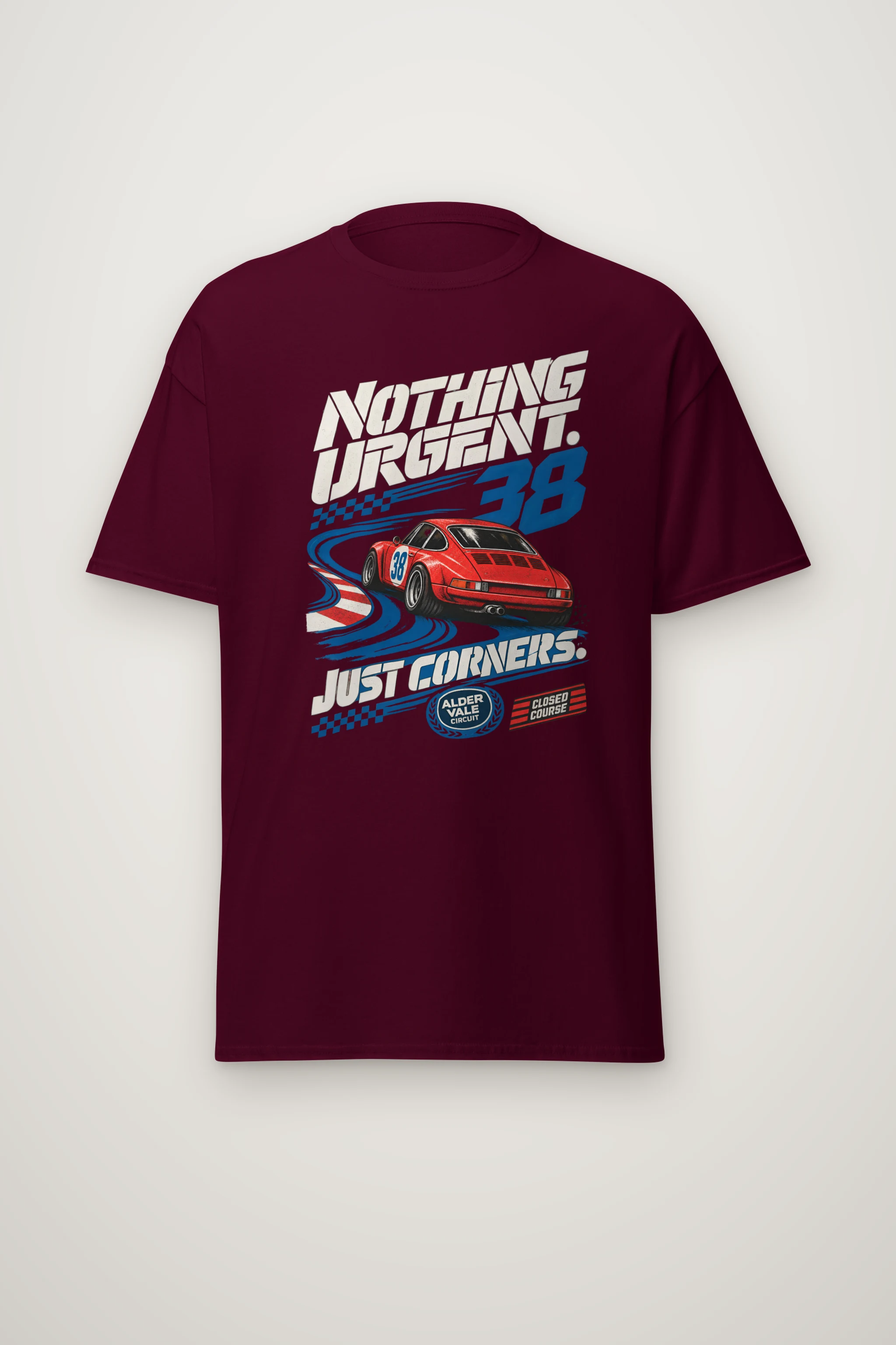 "Nothing Urgent" Heavyweight Unisex Crewneck T-shirt