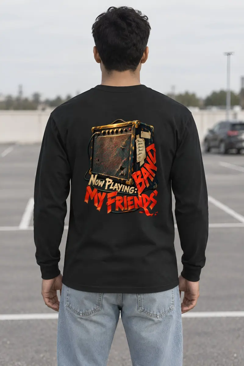 “Now Playing: My Friends’ Band” Unisex Longsleeve T-shirt