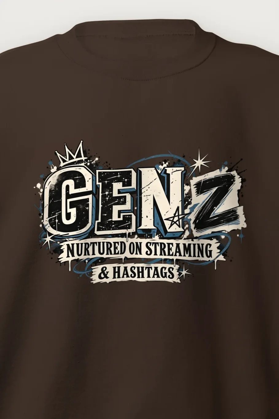 "Nurtured On Streaming" Heavy Blend Unisex Crewneck Sweatshirt