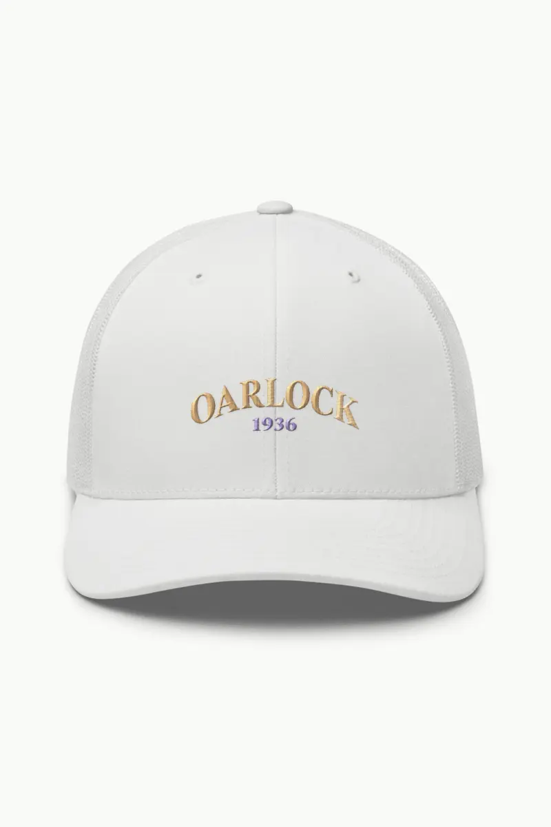 "OARLOCK 1936" Retro Trucker Cap · Embroidered