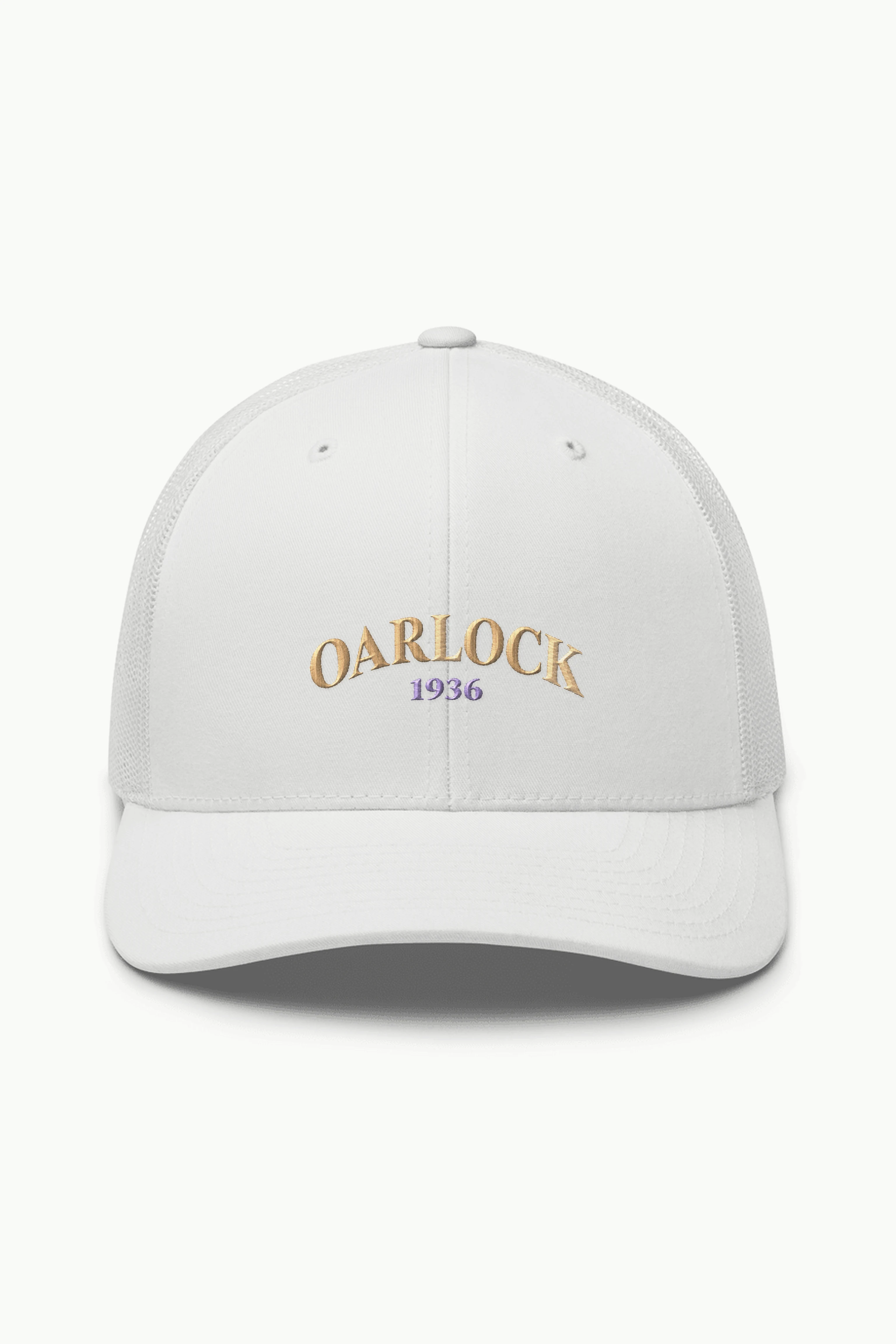 "OARLOCK 1936" Retro Trucker Cap · Embroidered