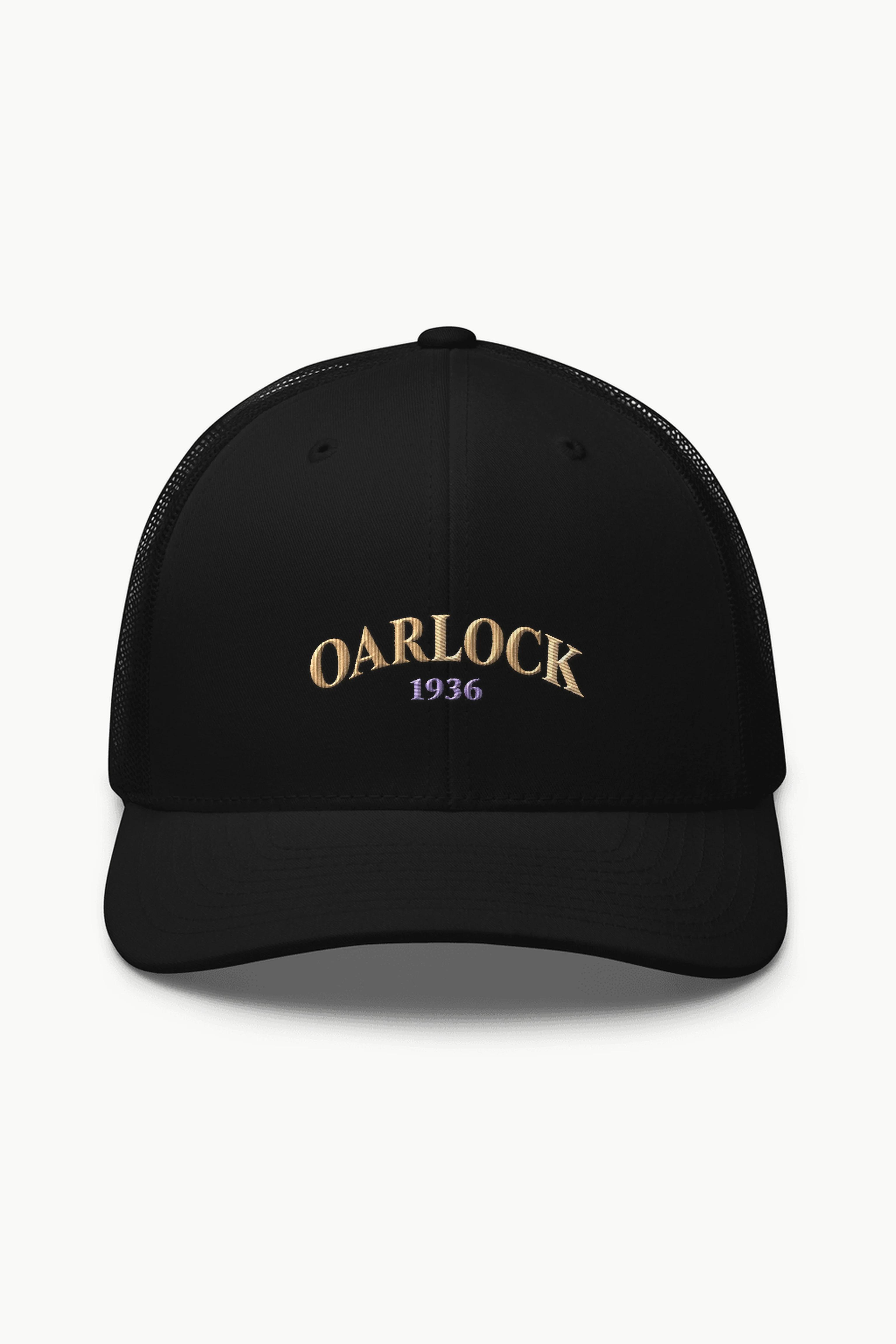 "OARLOCK 1936" Retro Trucker Cap · Embroidered