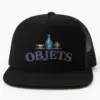 "OBJETS" 5 Panel Trucker Cap · Embroidered