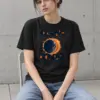"Observe the Eclipse" Heavyweight Unisex Crewneck T-shirt