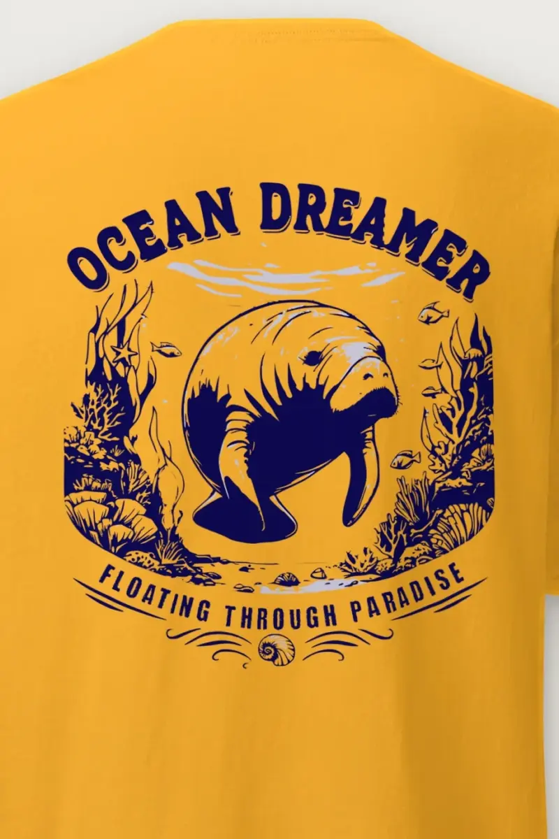 "Ocean Dreamer" Heavyweight Unisex Crewneck T-shirt