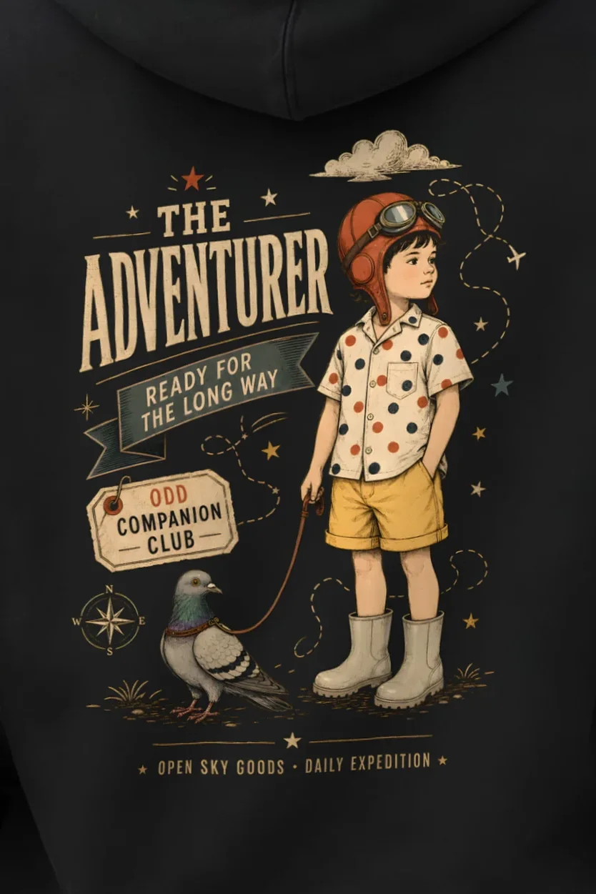 "Odd Companion" Heavy Blend Unisex Pullover Hoodie