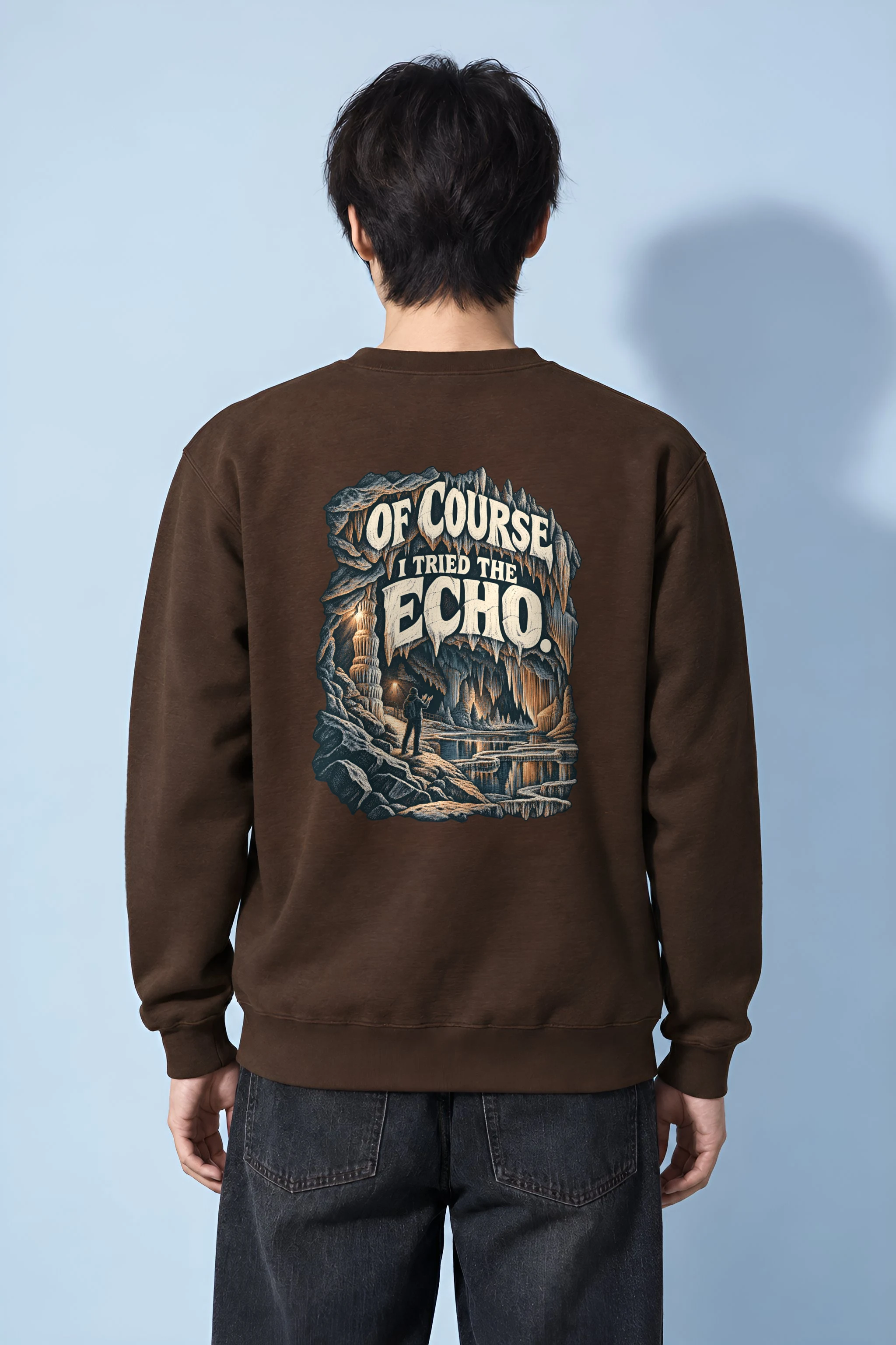 "Of Course I Tried the Echo" Heavy Blend Unisex Crewneck Sweatshirt