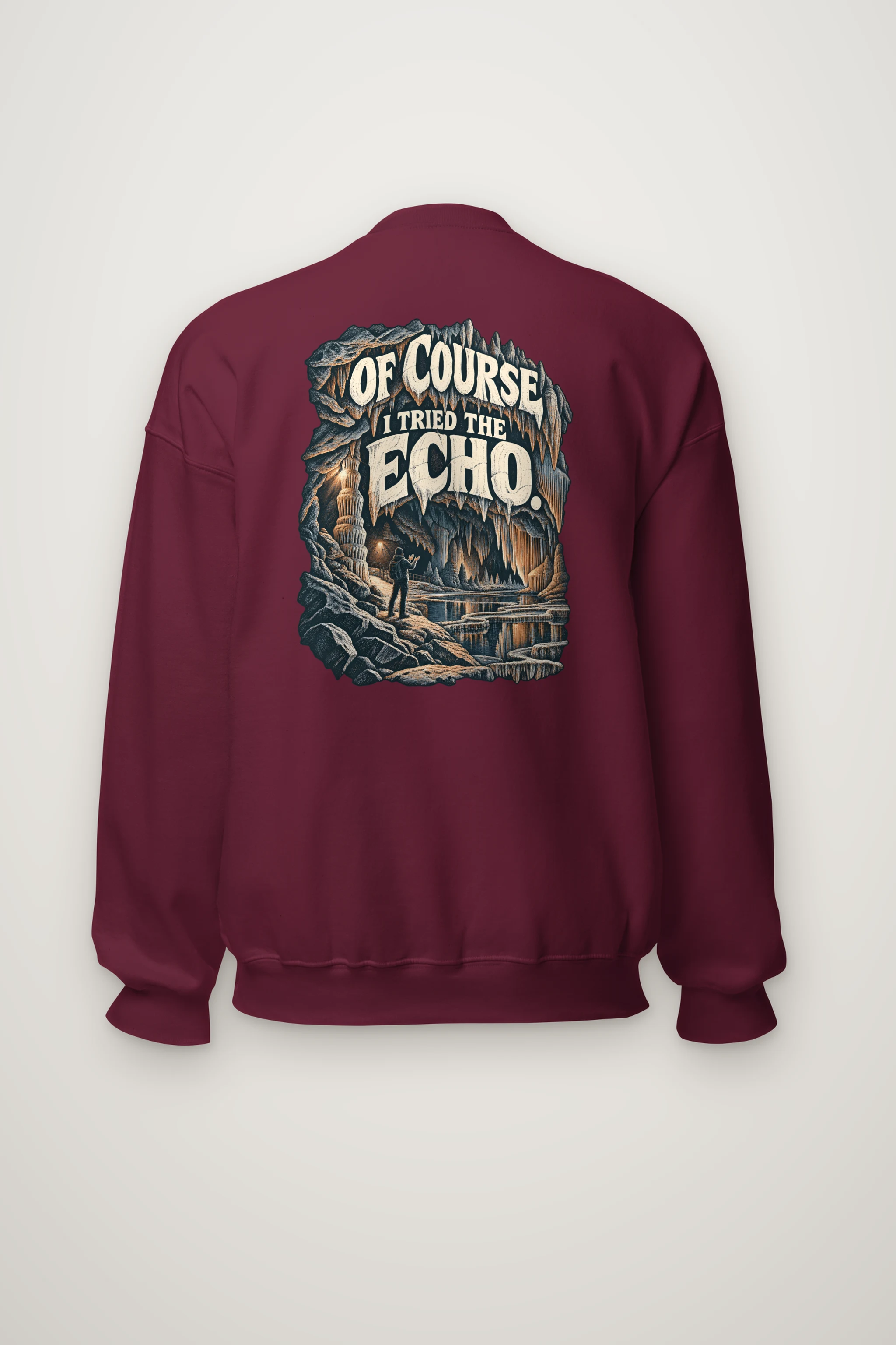 "Of Course I Tried the Echo" Heavy Blend Unisex Crewneck Sweatshirt