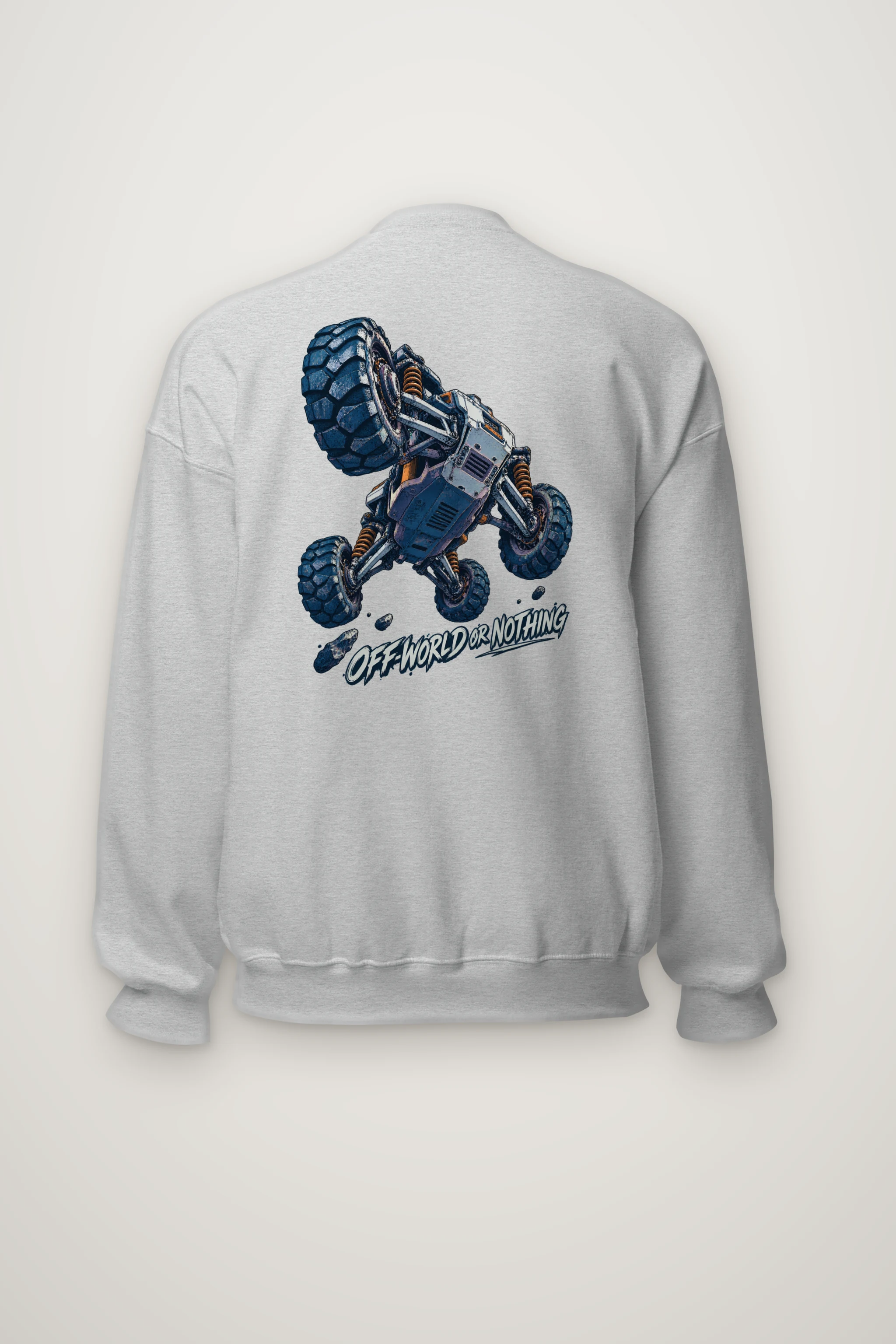 "Off-World or Nothing" Heavy Blend Unisex Crewneck Sweatshirt