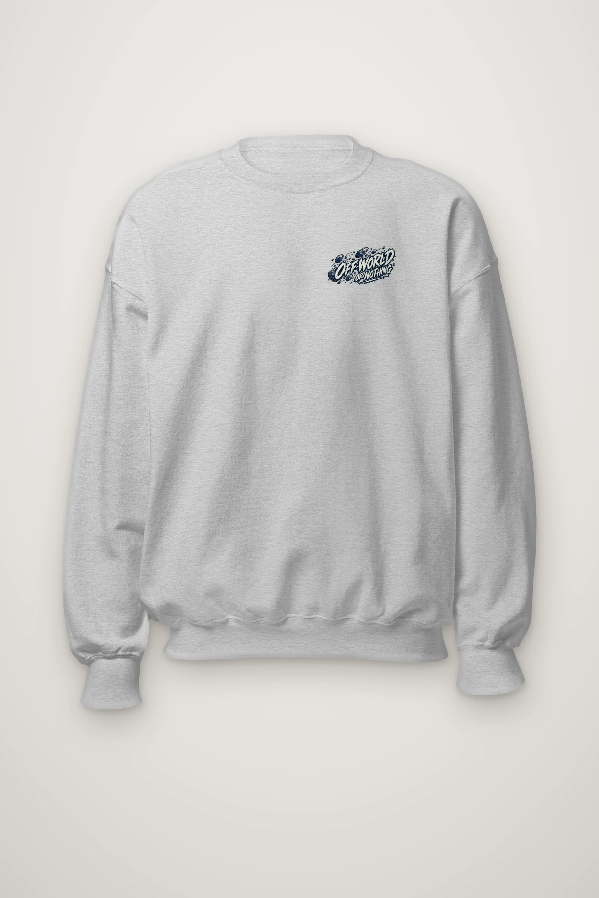 "Off-World or Nothing" Heavy Blend Unisex Crewneck Sweatshirt