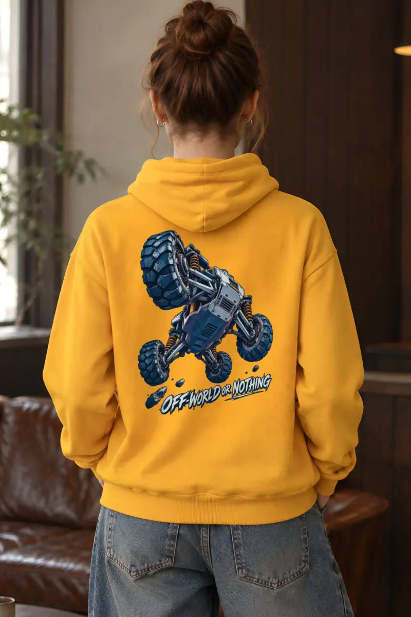 “Off-World or Nothing” Heavy Blend Unisex Pullover Hoodie