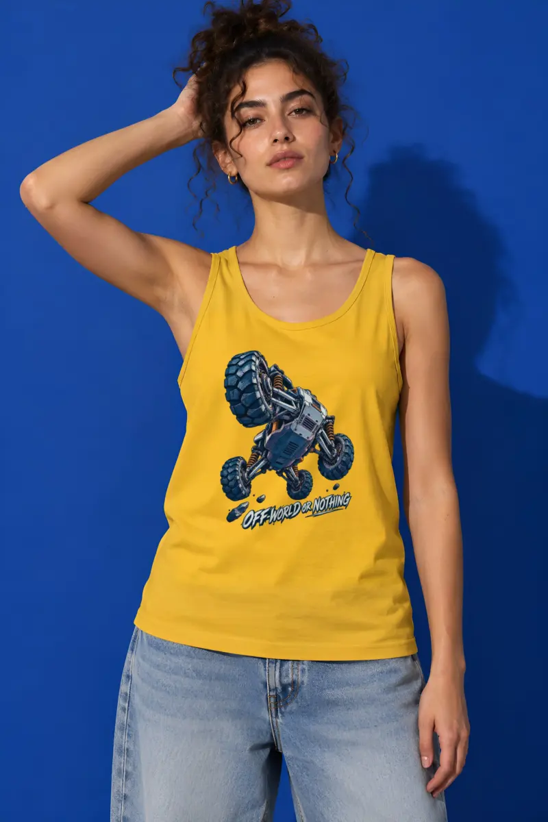 "Off-World or Nothing" Unisex Jersey Tank
