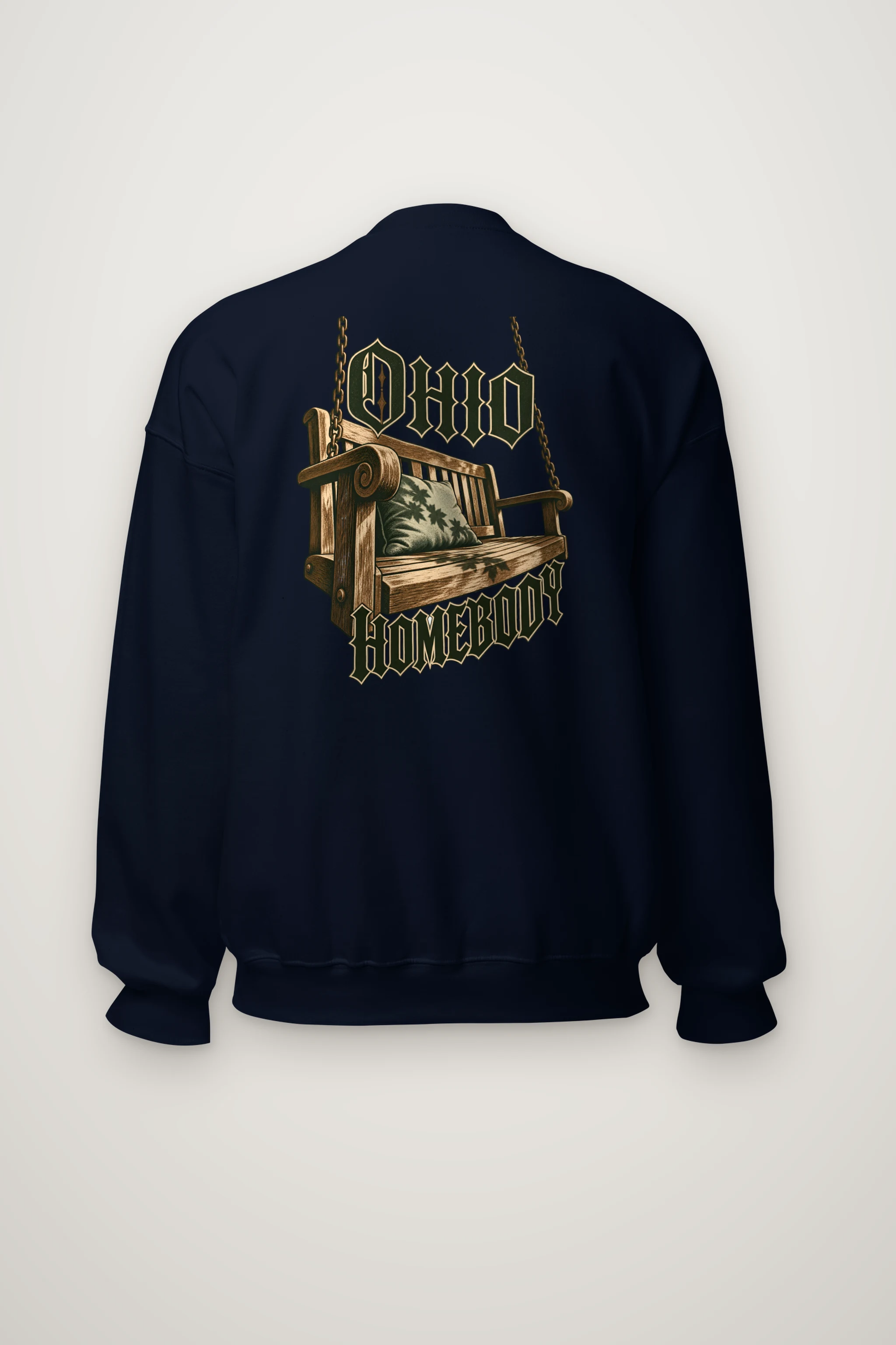 "Ohio Homebody Porch Swing" Heavy Blend Unisex Crewneck Sweatshirt