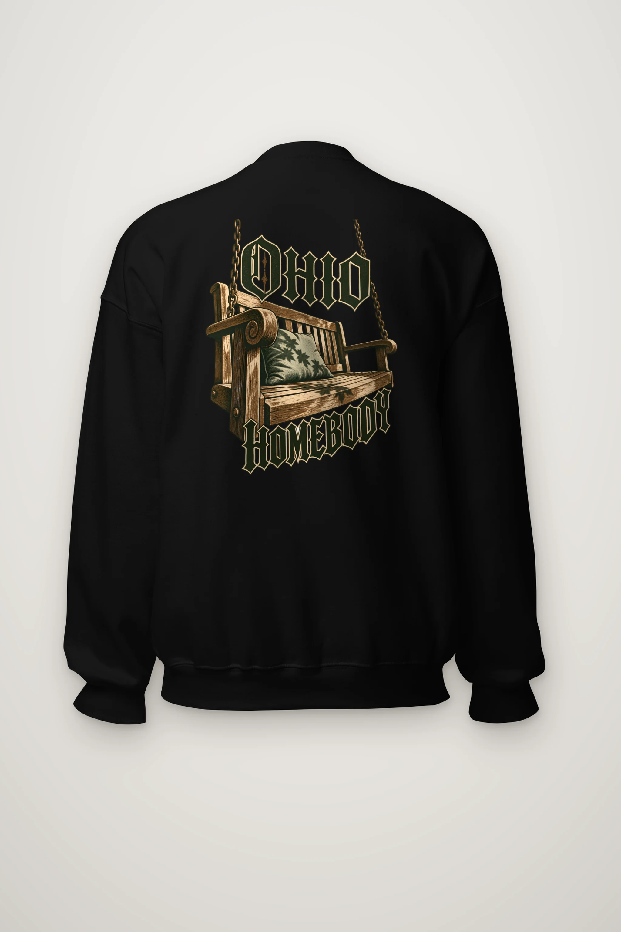"Ohio Homebody Porch Swing" Heavy Blend Unisex Crewneck Sweatshirt