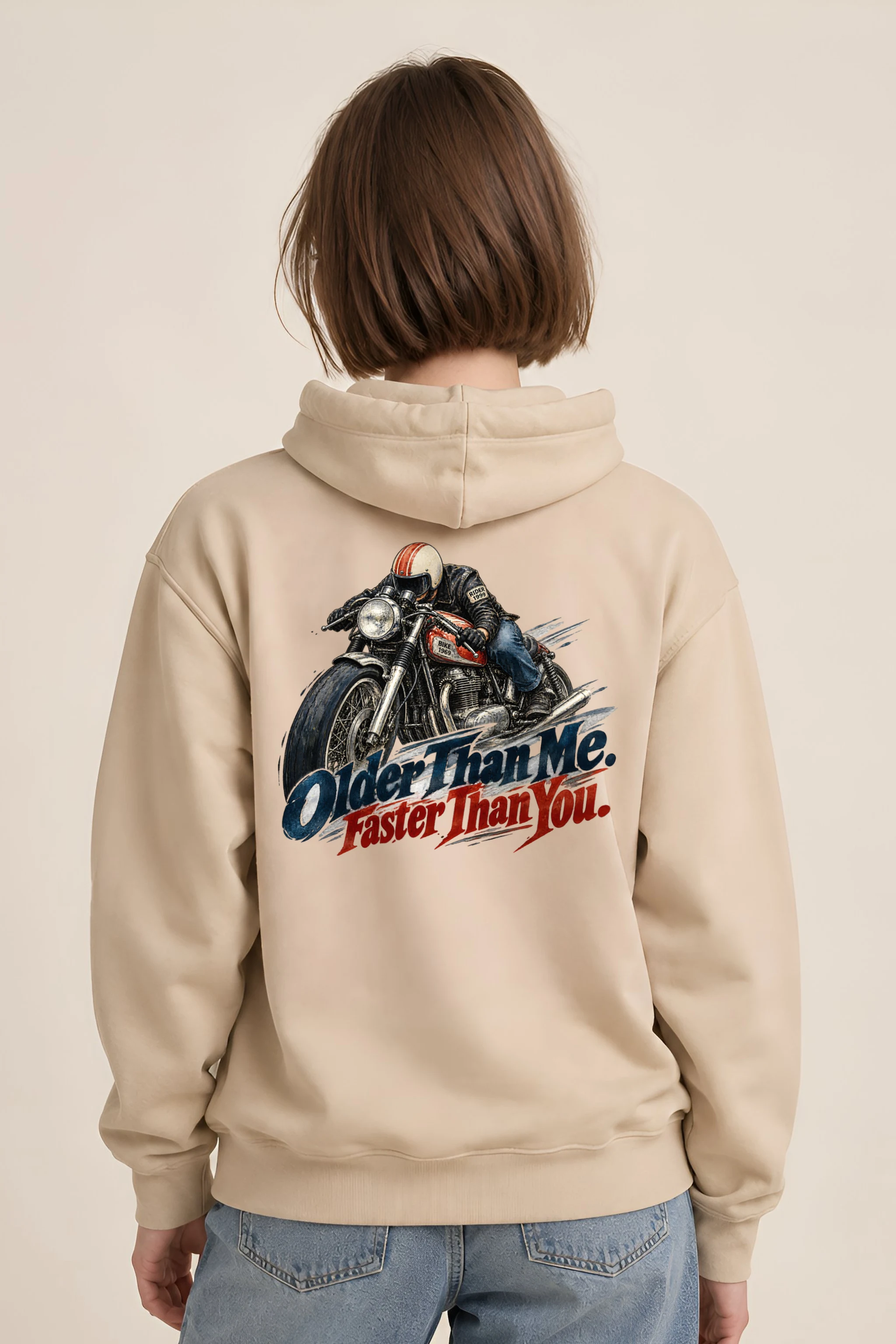 "Older Than Me Faster Than You" Heavy Blend Unisex Pullover Hoodie