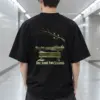 "ONE BENCH, TWO SEASONS" Men's Oversized Heavyweight Crewneck T-Shirt