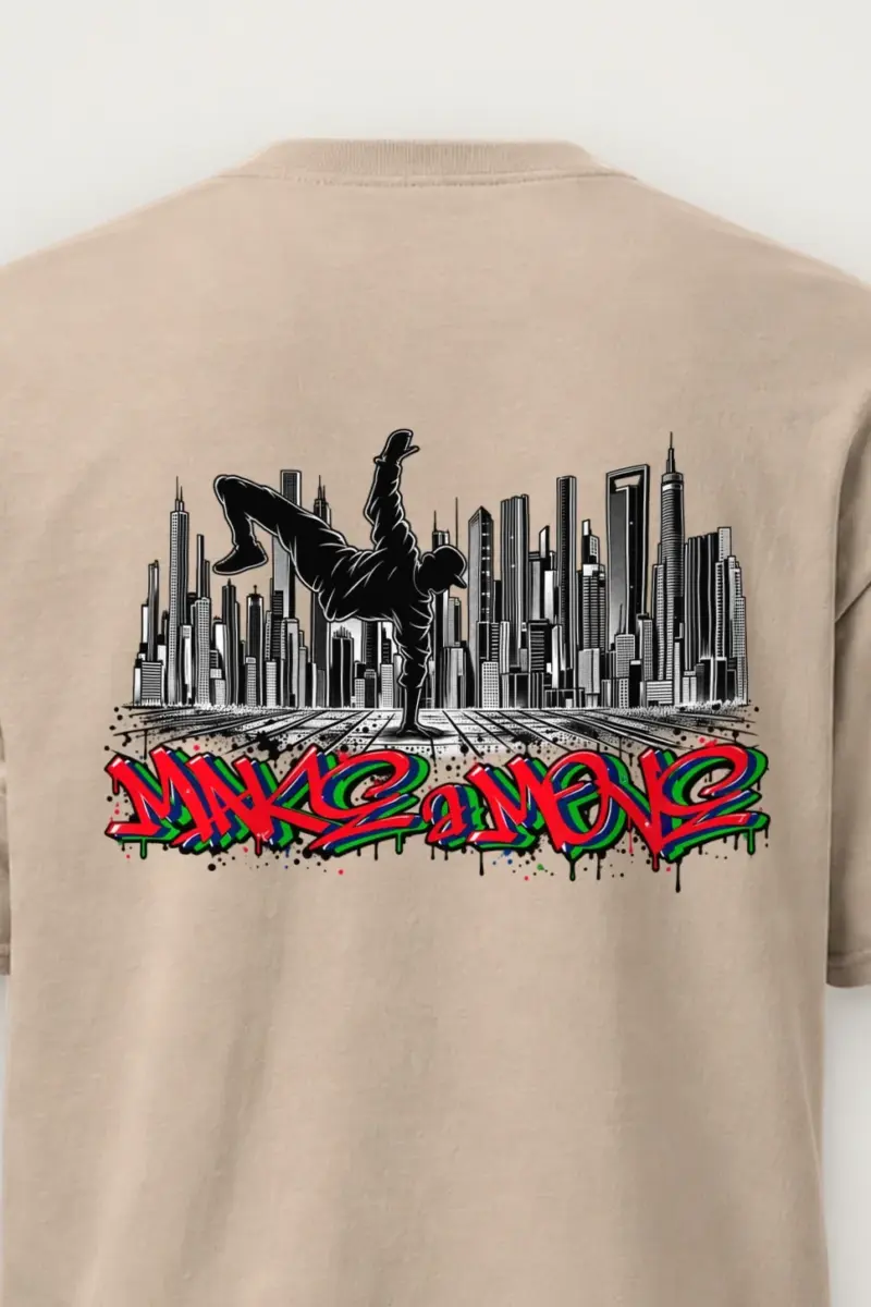 "One Hand Breakdancer" Heavyweight Unisex Crewneck T-shirt