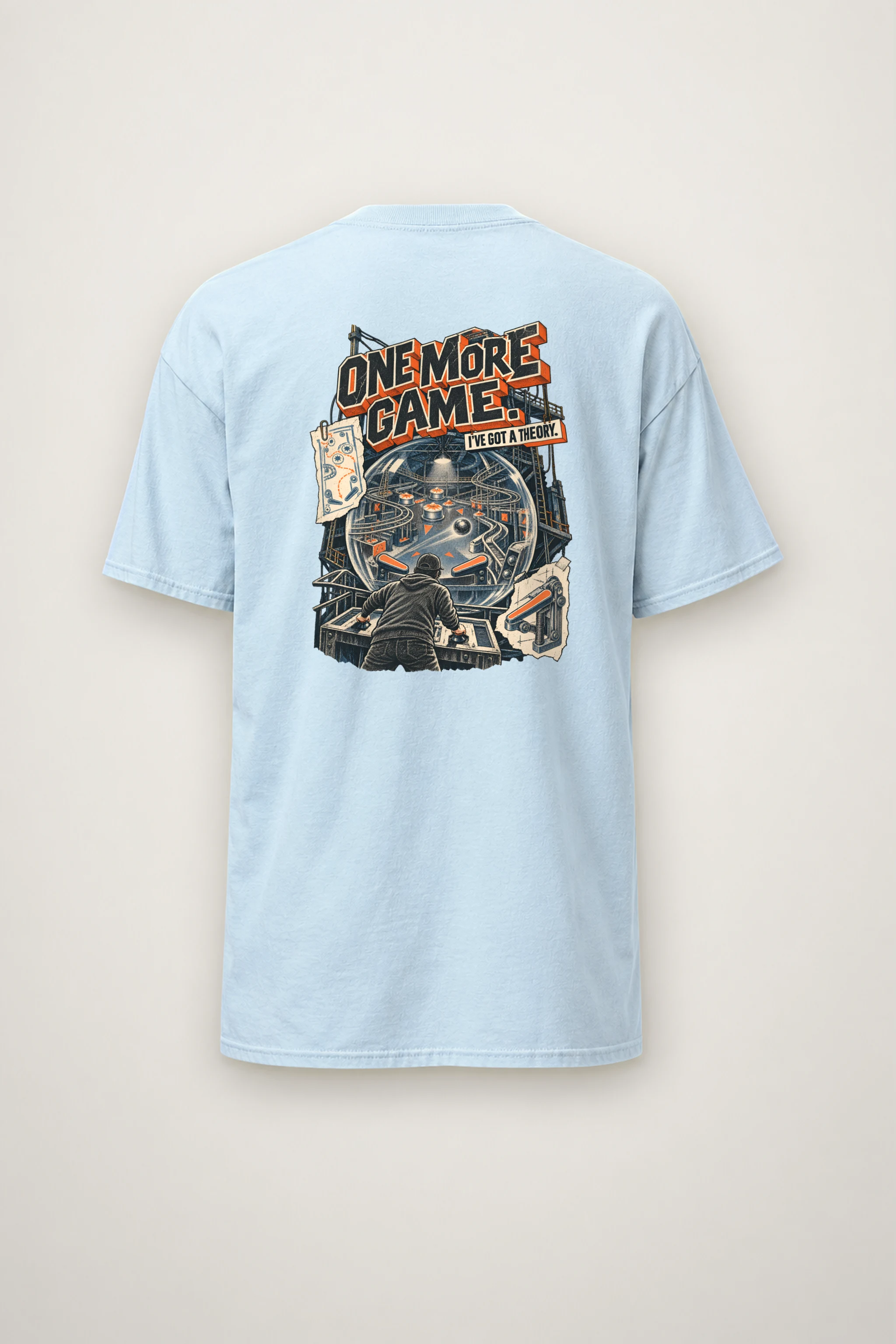 "One More Game" Heavyweight Unisex Crewneck T-shirt