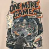 "One More Game" Men's Oversized Heavyweight Crewneck T-Shirt