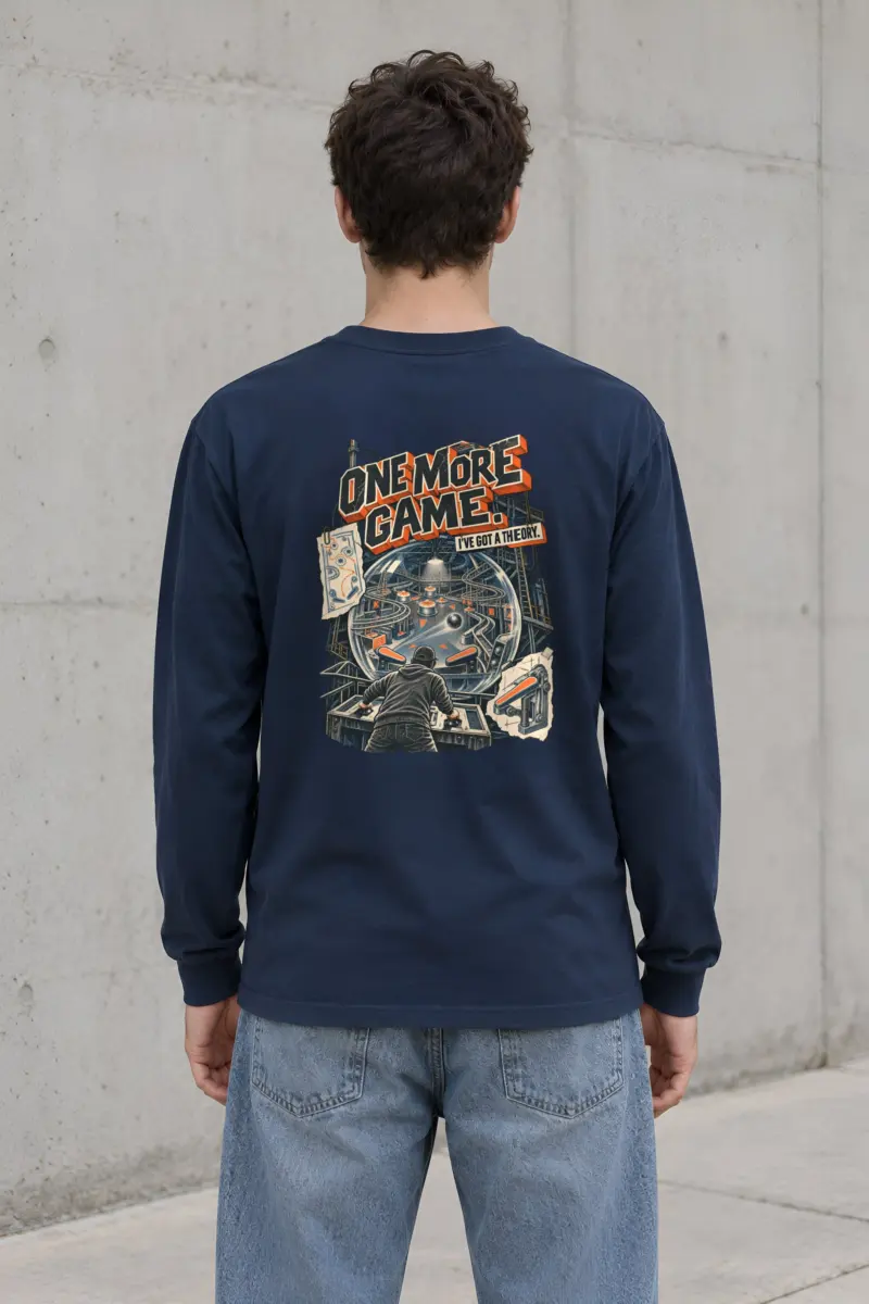 "One More Game" Unisex Longsleeve T-shirt