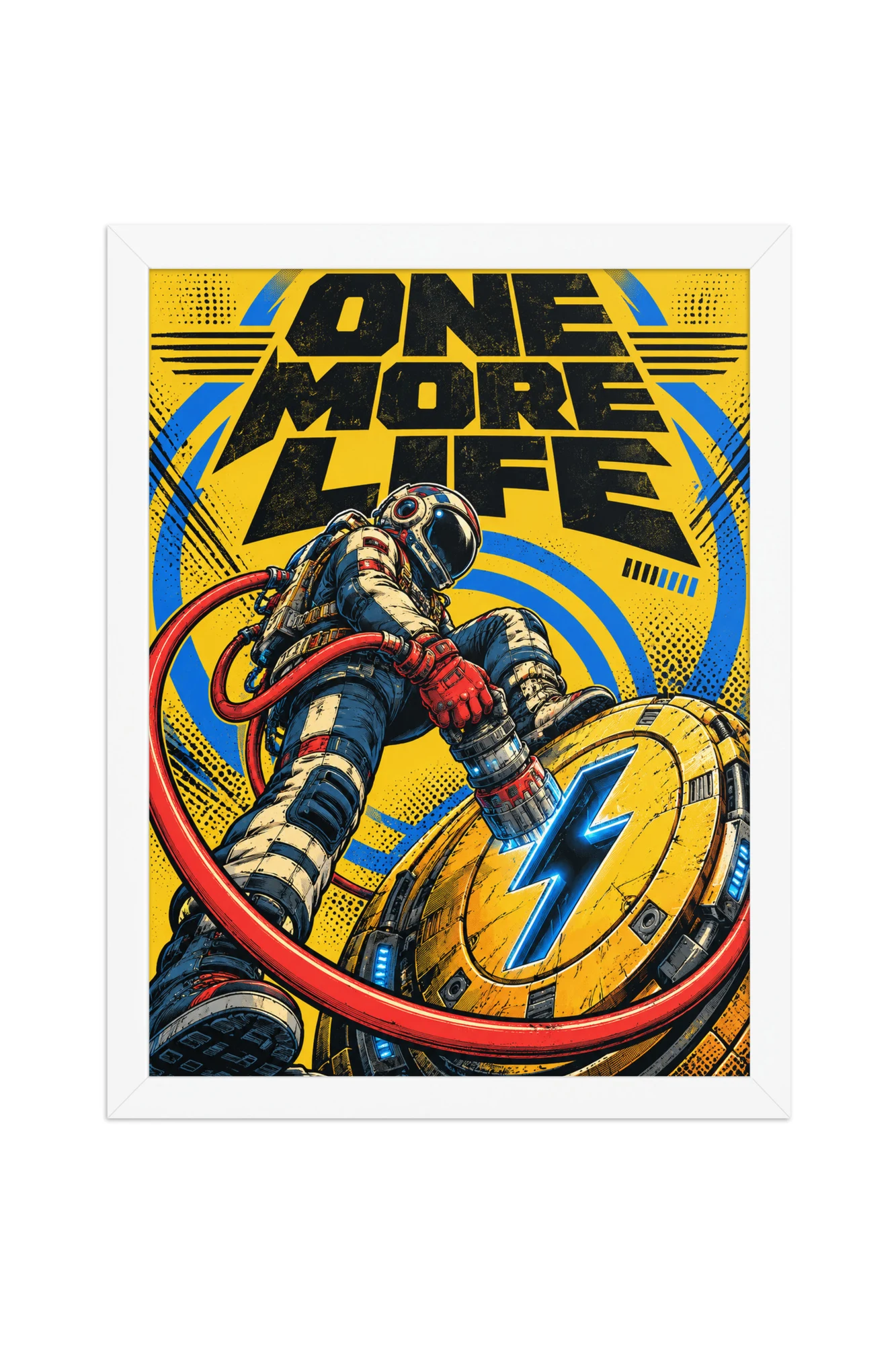 "One More Life" Premium Wooden Framed Poster