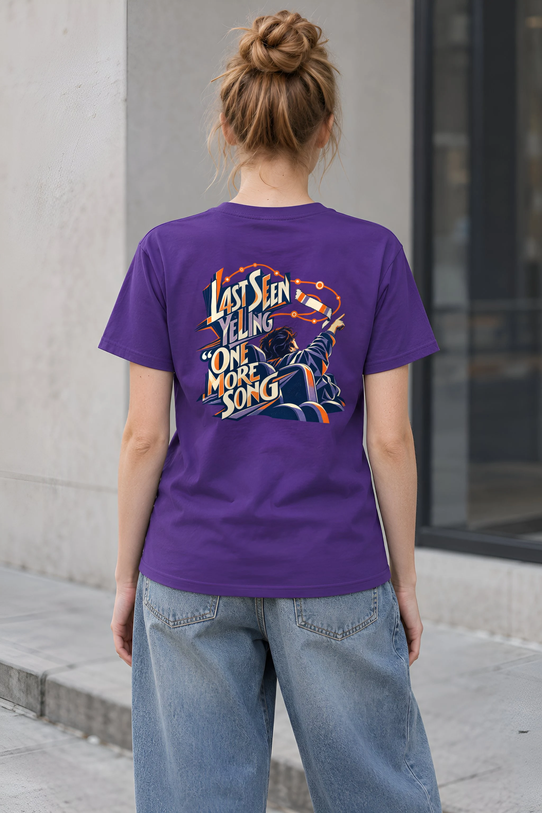 "One More Song" Heavyweight Unisex Crewneck T-shirt