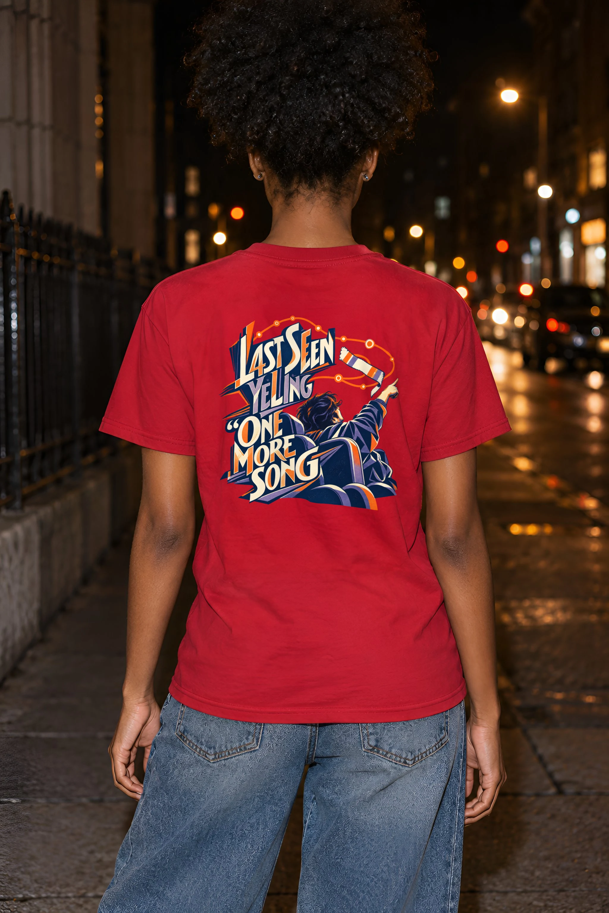 "One More Song" Heavyweight Unisex Crewneck T-shirt