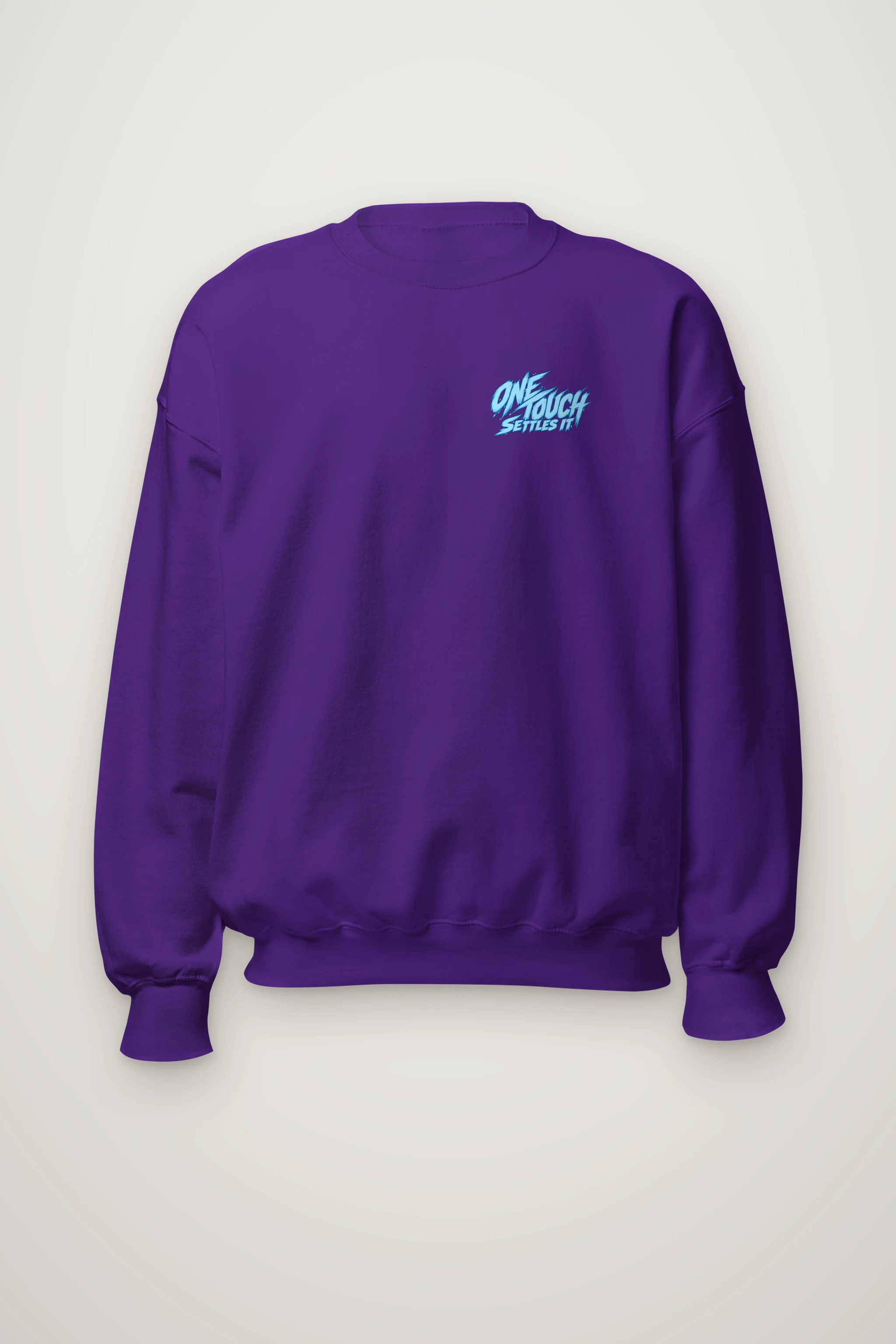 "One Touch Settles It" Heavy Blend Unisex Crewneck Sweatshirt