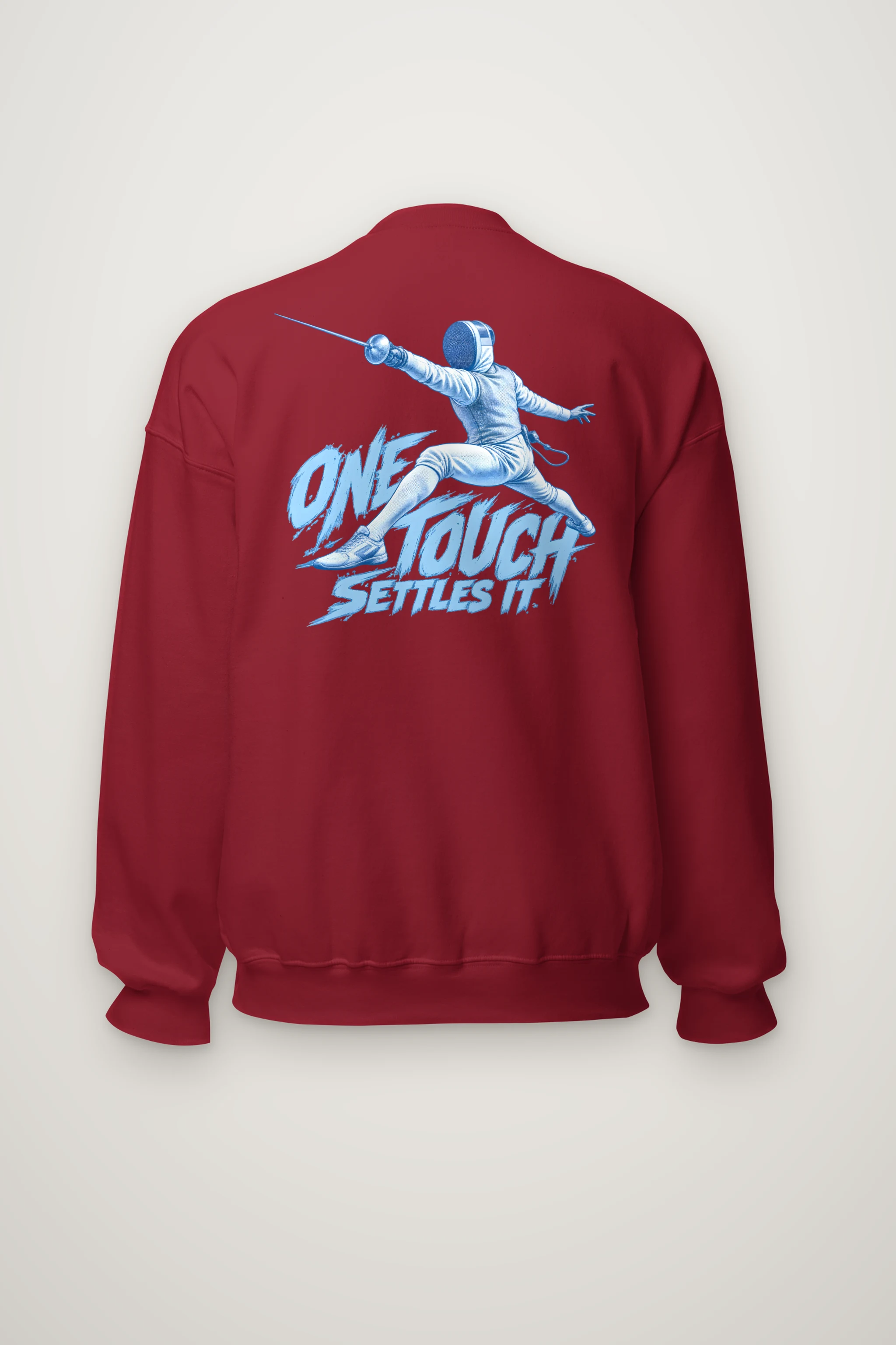 "One Touch Settles It" Heavy Blend Unisex Crewneck Sweatshirt