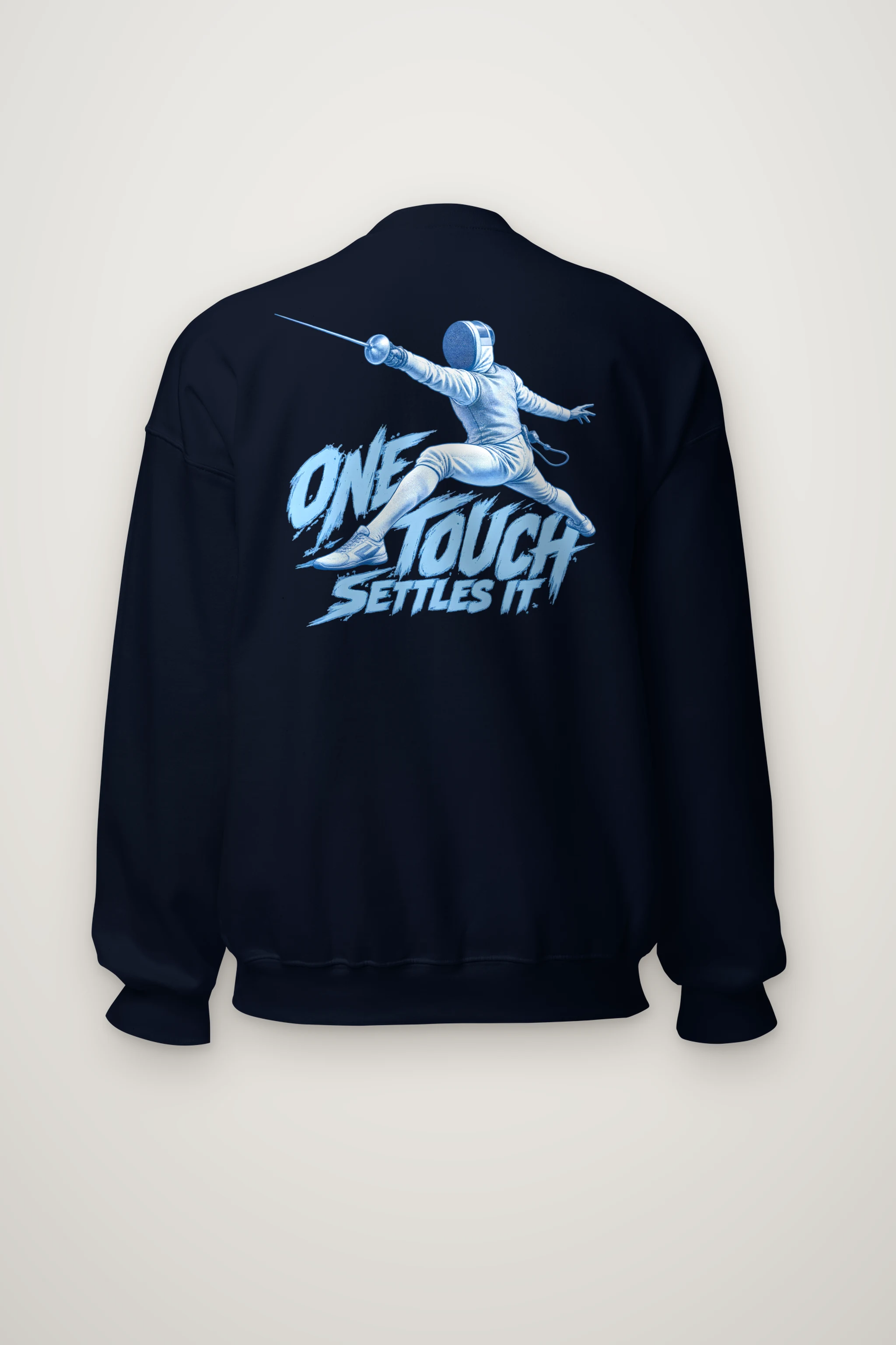 "One Touch Settles It" Heavy Blend Unisex Crewneck Sweatshirt