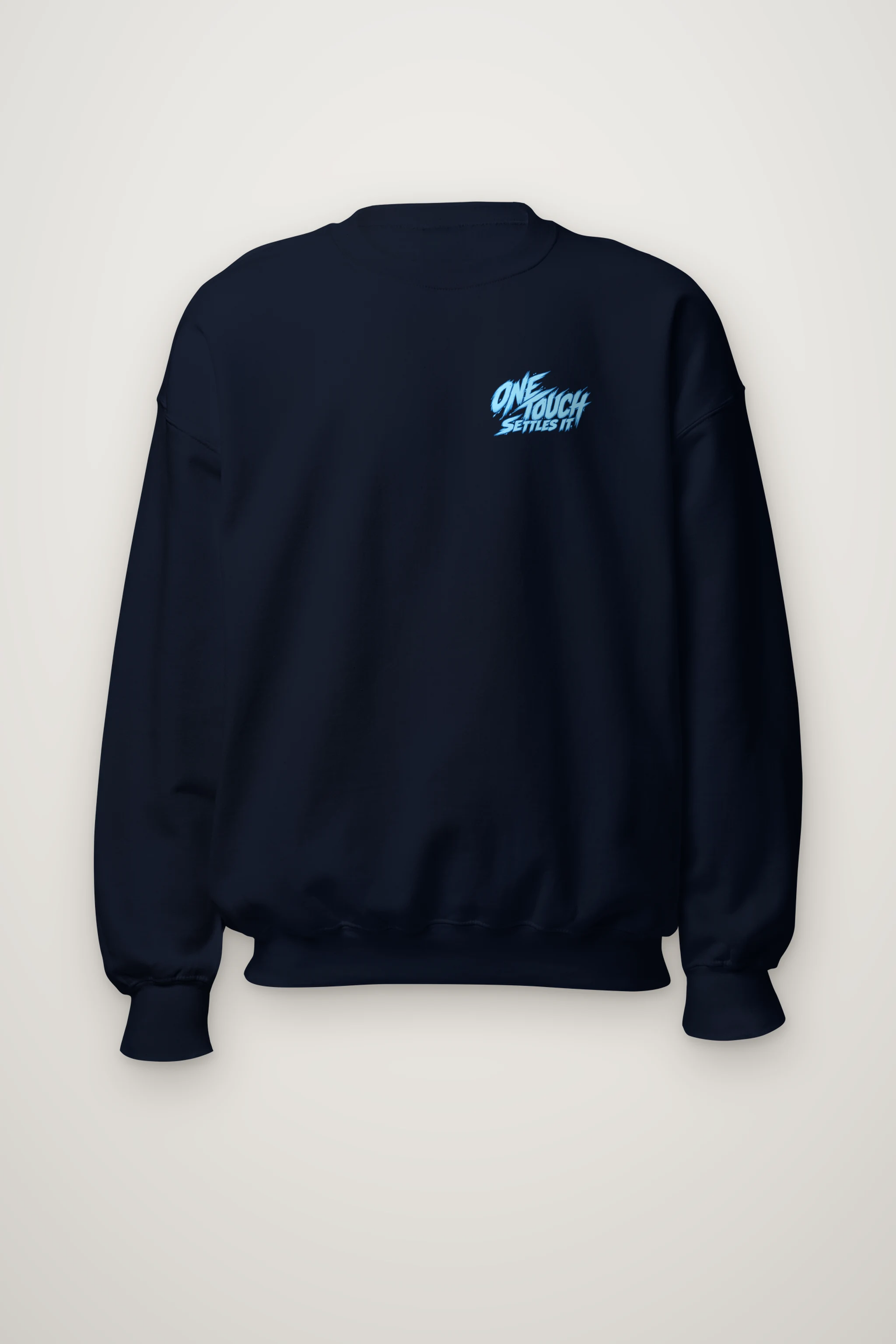"One Touch Settles It" Heavy Blend Unisex Crewneck Sweatshirt