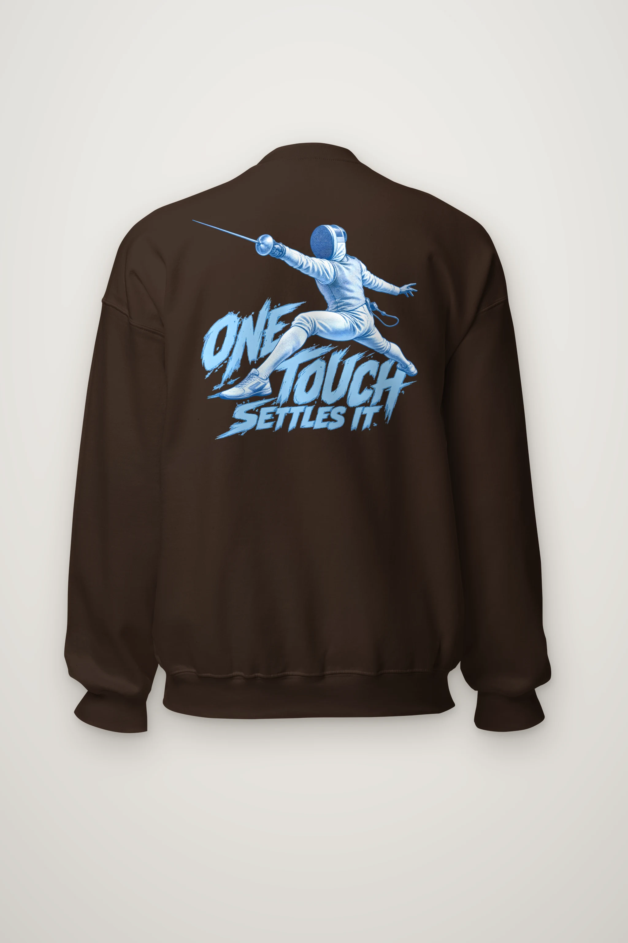 "One Touch Settles It" Heavy Blend Unisex Crewneck Sweatshirt