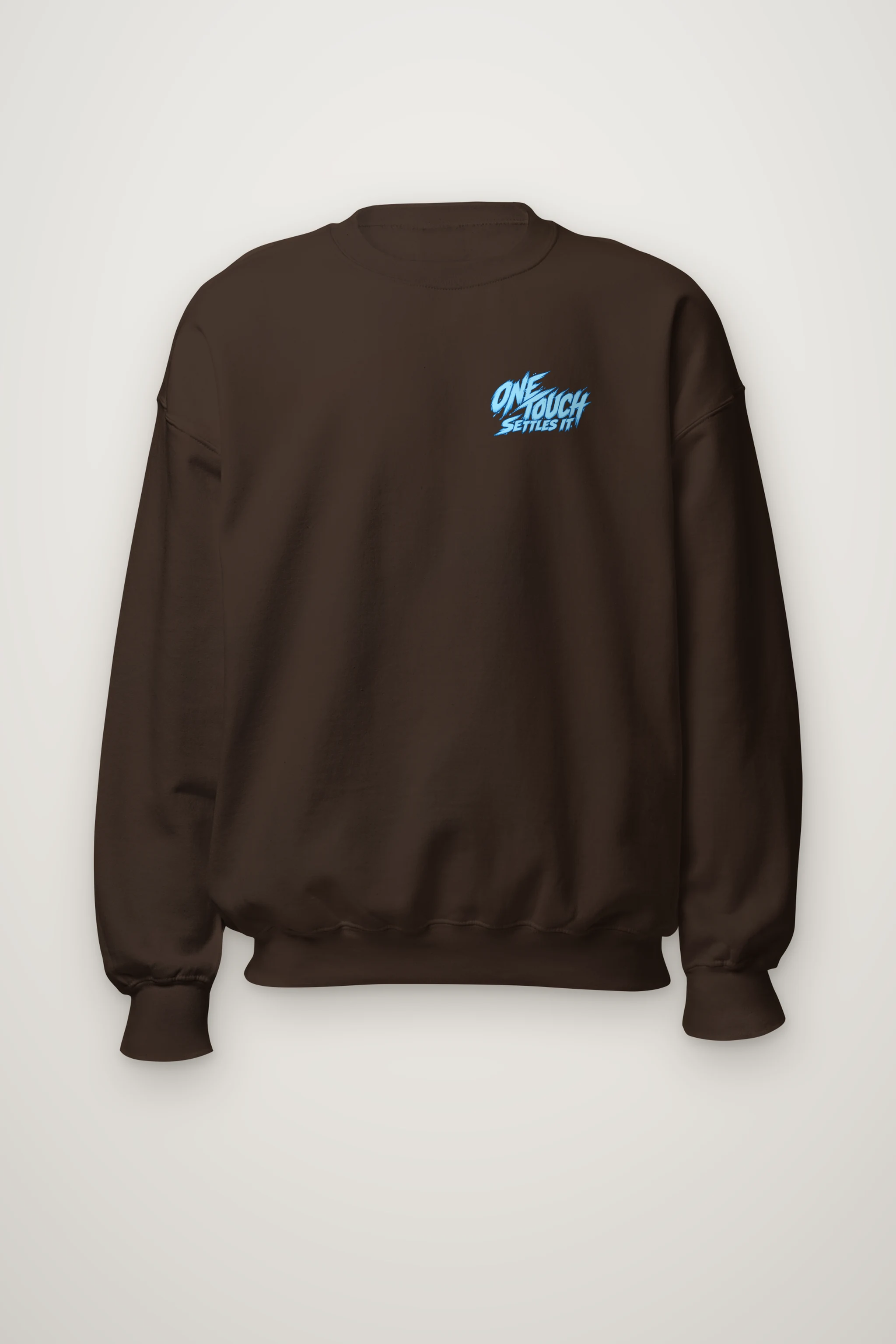 "One Touch Settles It" Heavy Blend Unisex Crewneck Sweatshirt