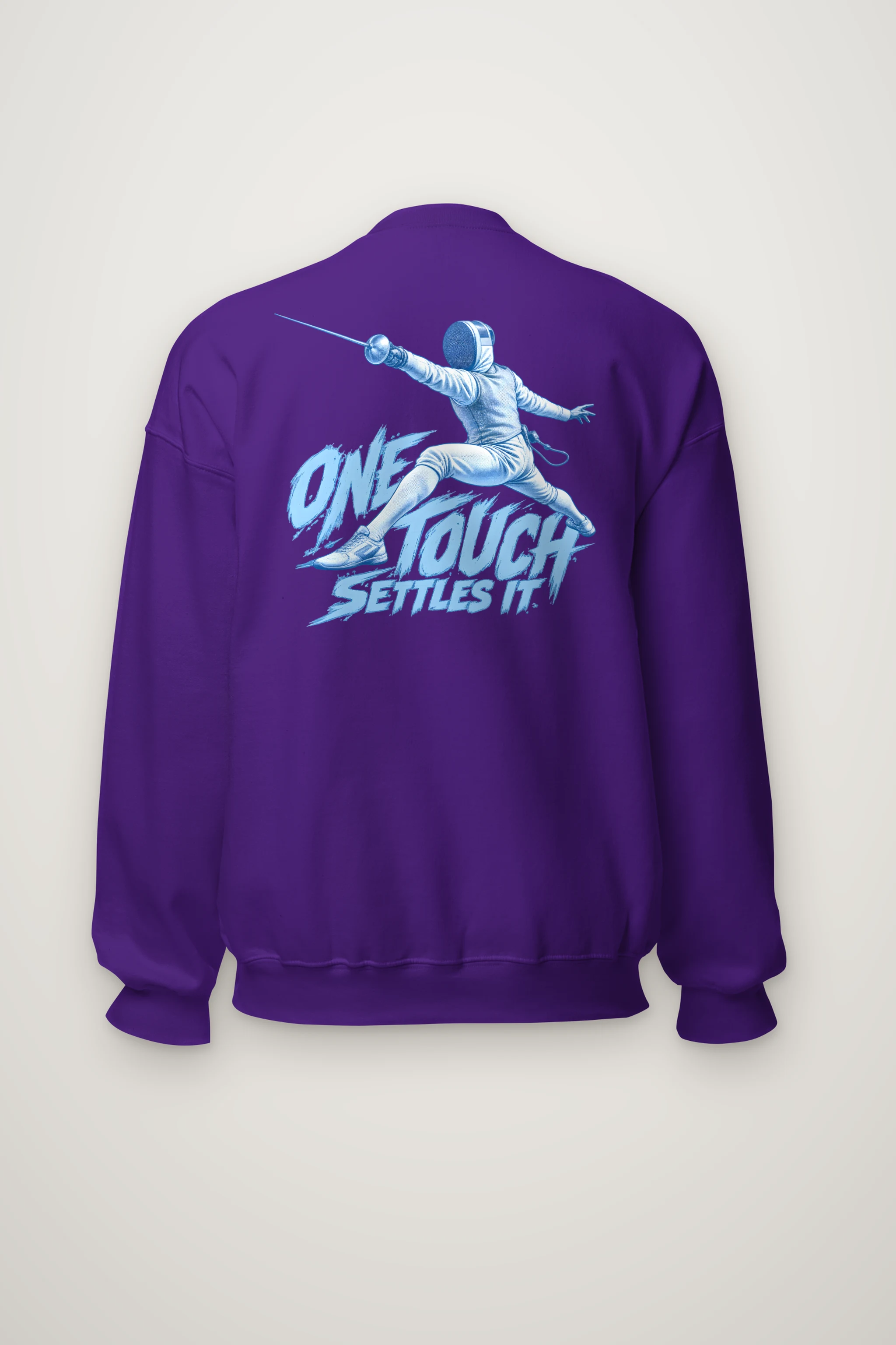 "One Touch Settles It" Heavy Blend Unisex Crewneck Sweatshirt