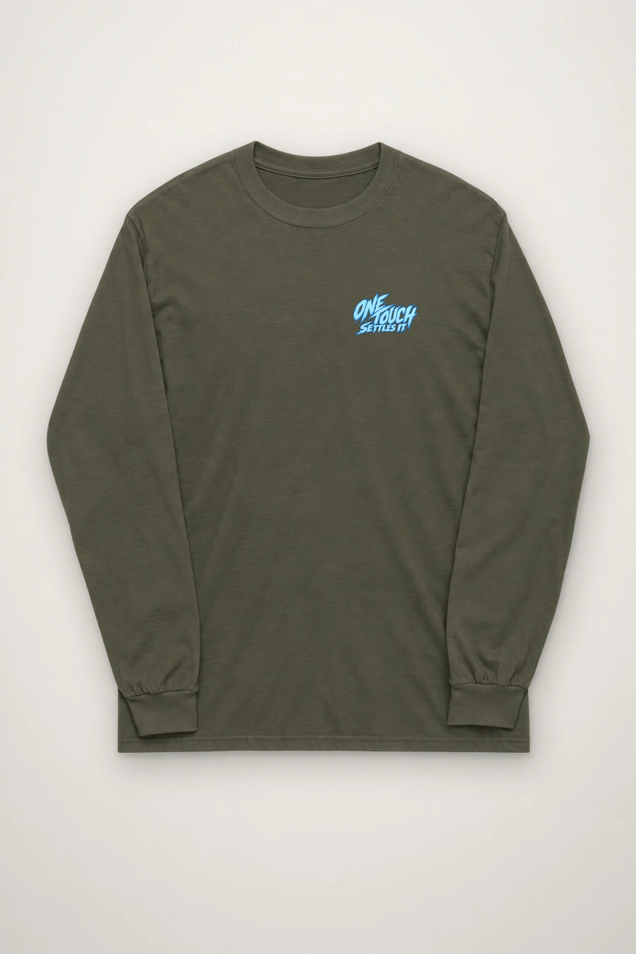"One Touch Settles It" Unisex Longsleeve T-shirt