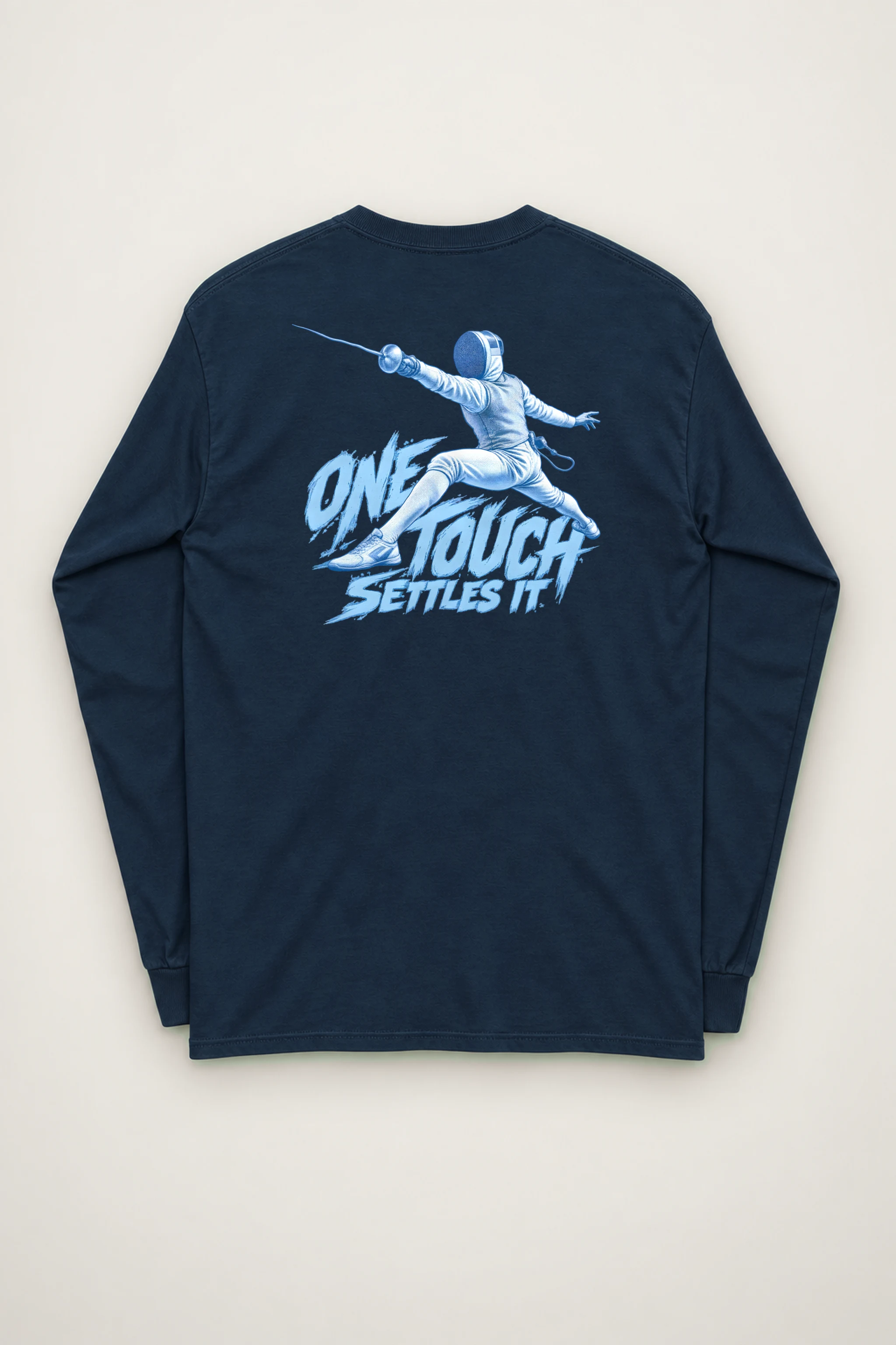 "One Touch Settles It" Unisex Longsleeve T-shirt