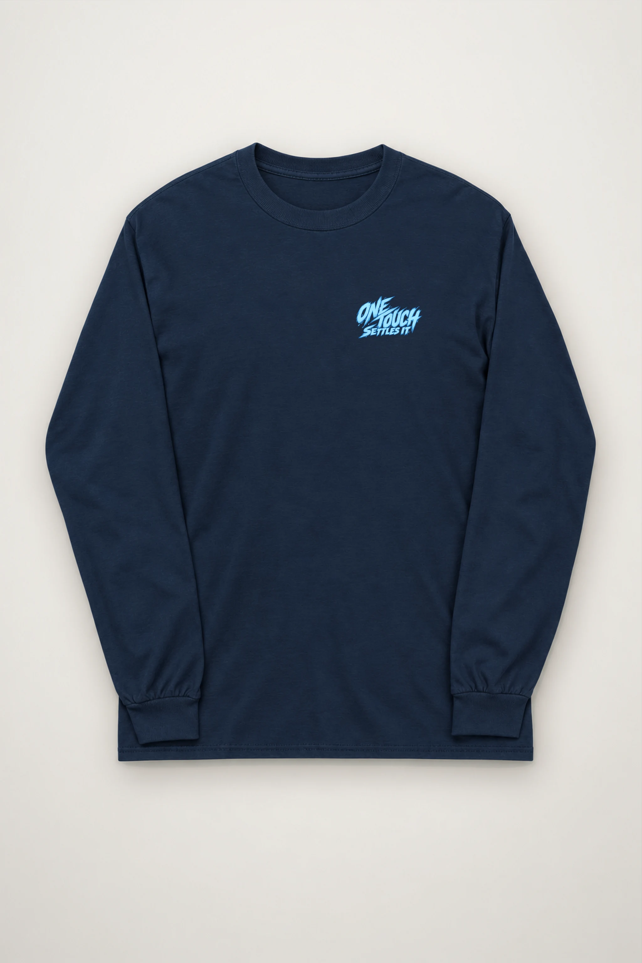 "One Touch Settles It" Unisex Longsleeve T-shirt