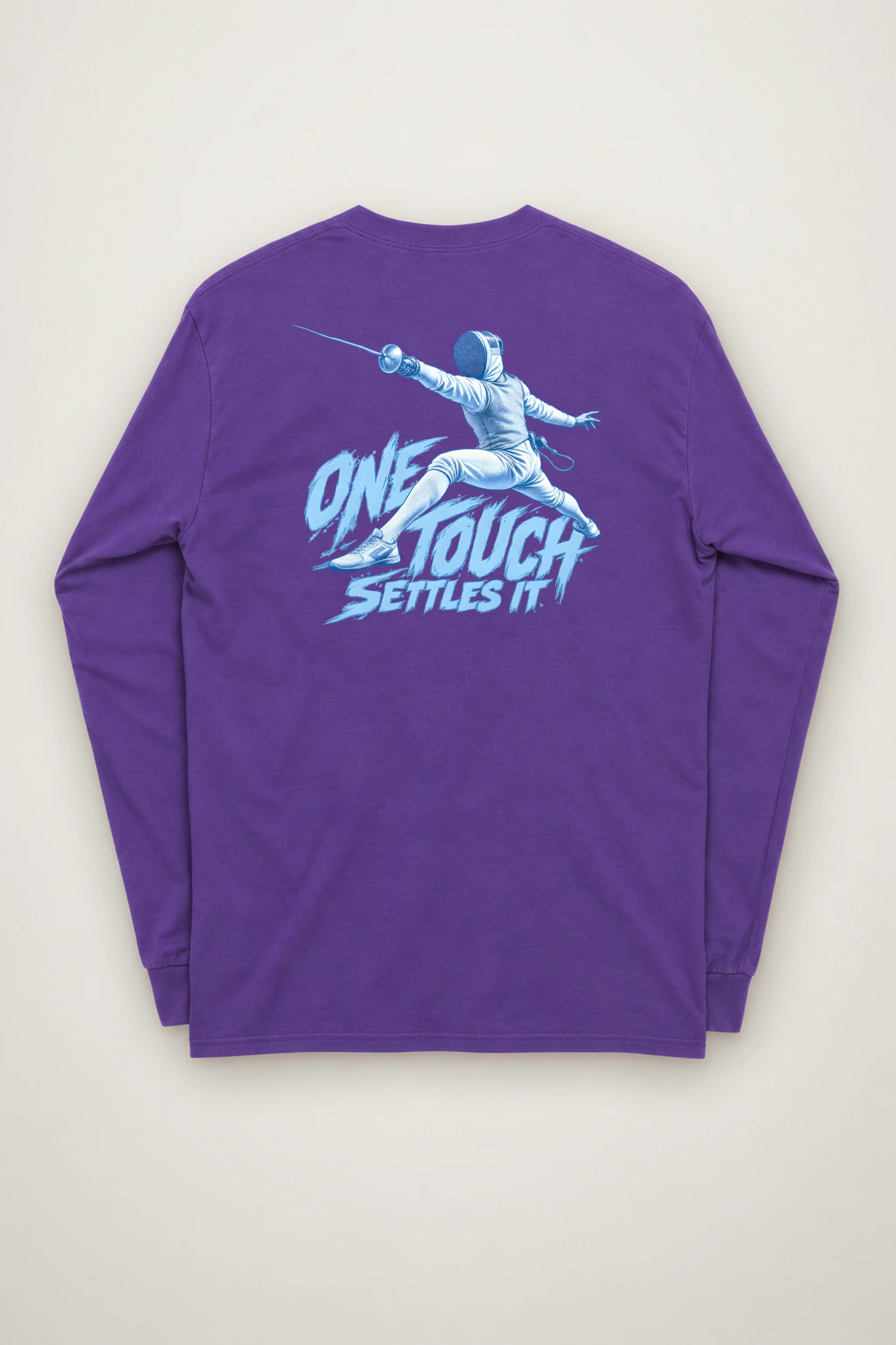 "One Touch Settles It" Unisex Longsleeve T-shirt