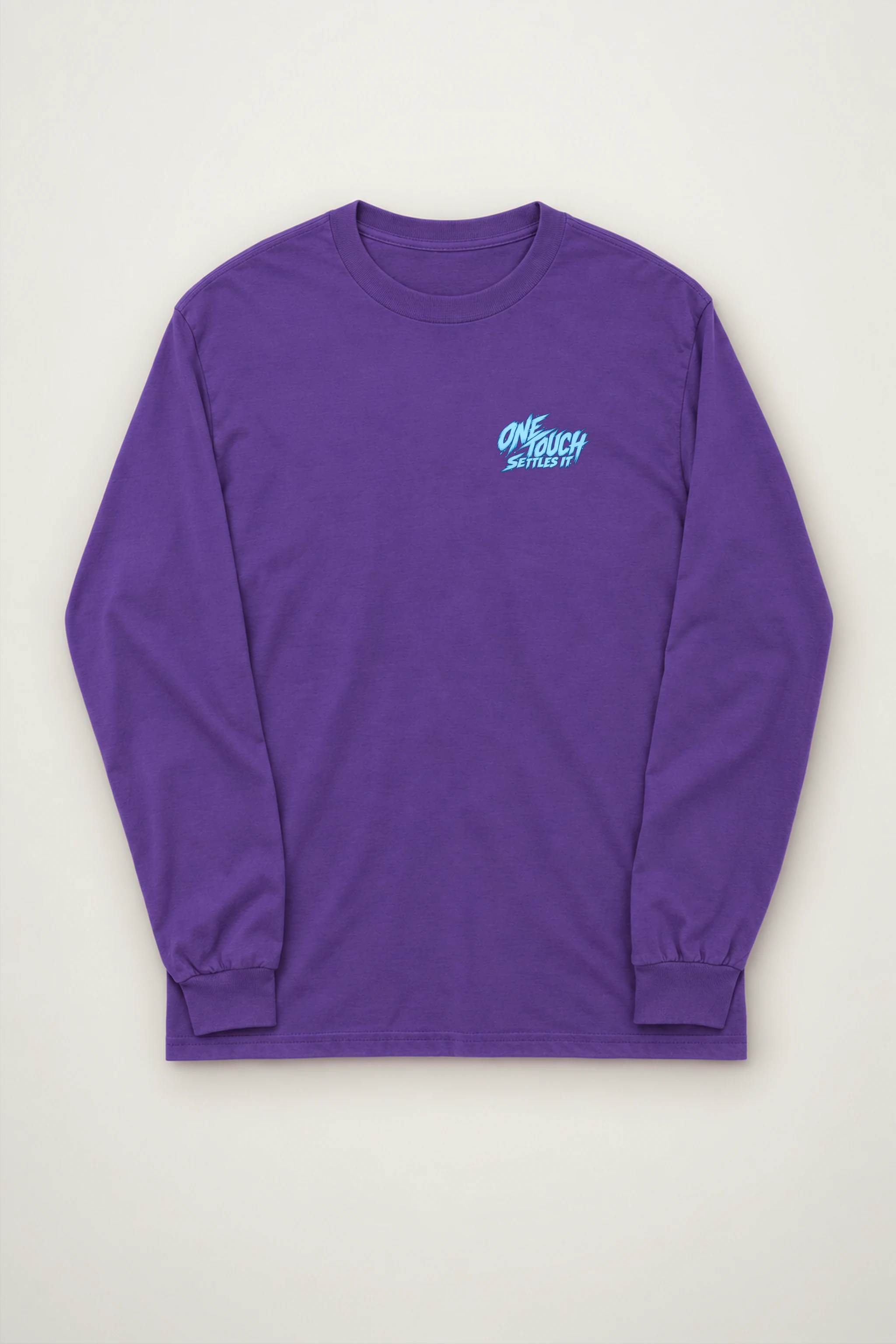 "One Touch Settles It" Unisex Longsleeve T-shirt