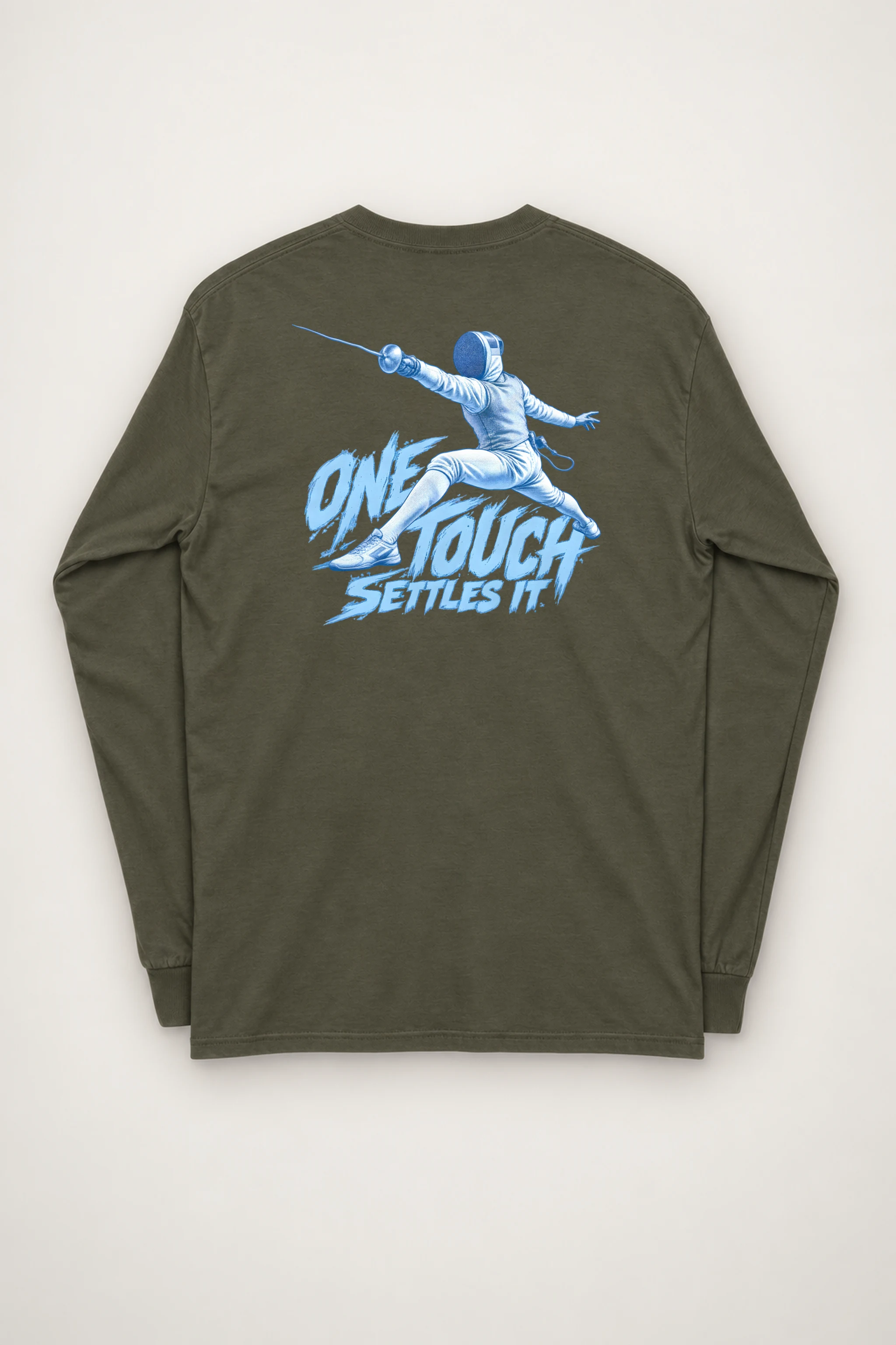 "One Touch Settles It" Unisex Longsleeve T-shirt