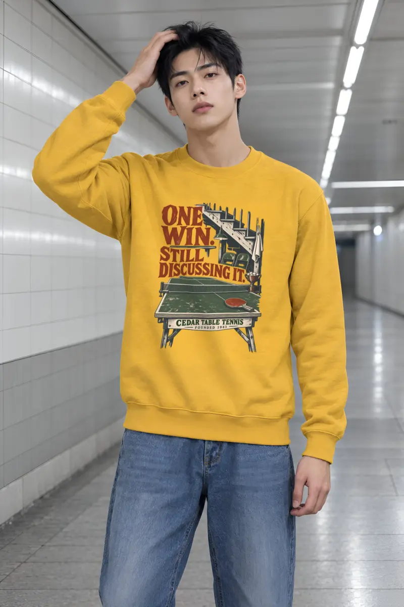 “One Win” Heavy Blend Unisex Crewneck Sweatshirt