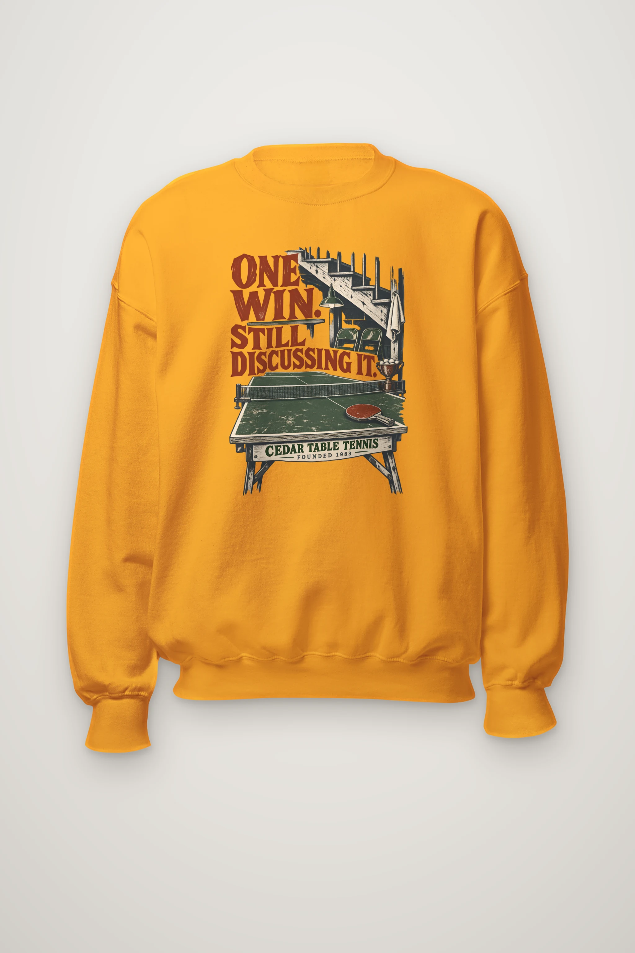 "One Win" Heavy Blend Unisex Crewneck Sweatshirt